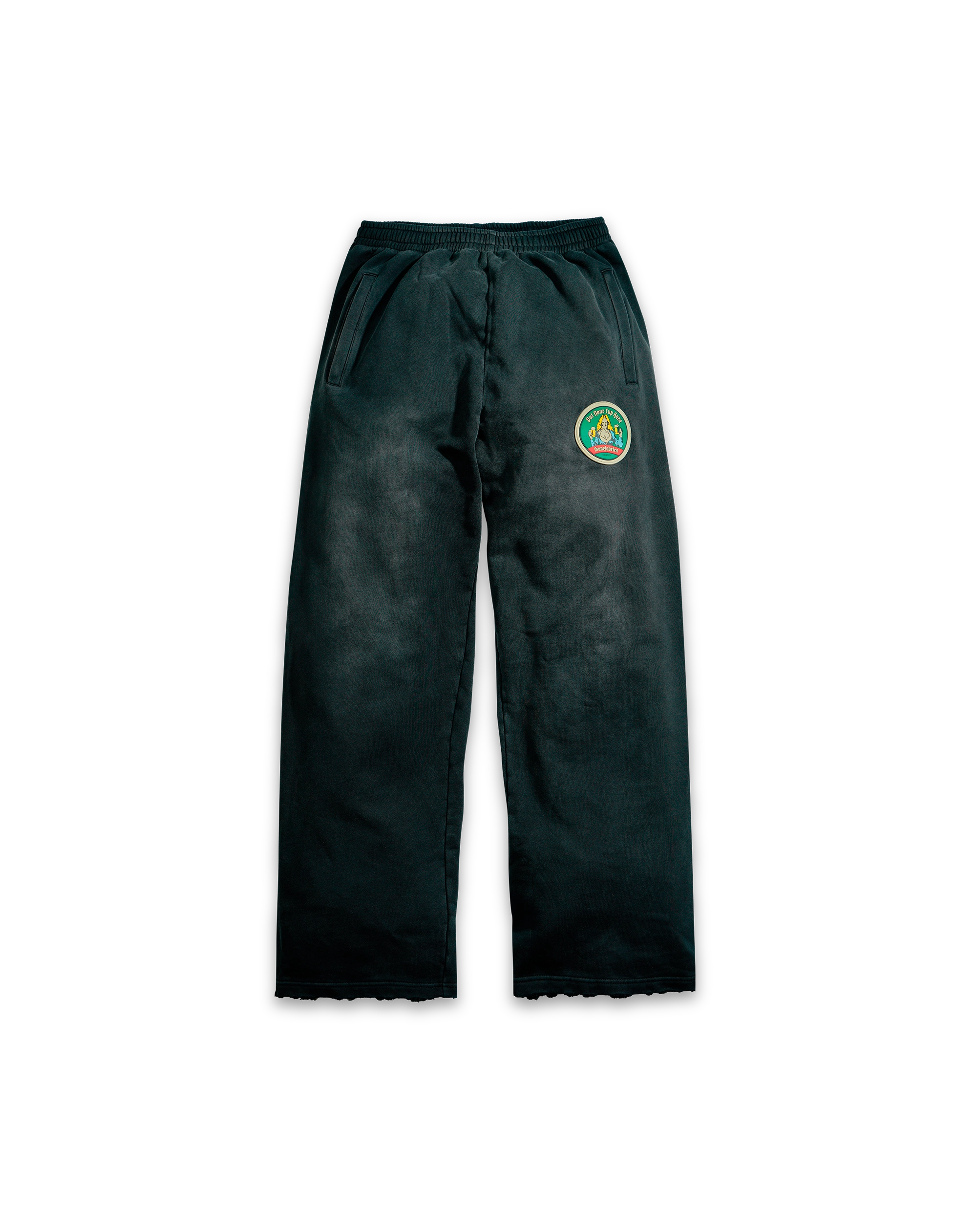 'BIERDECKEL' sweatpants, black