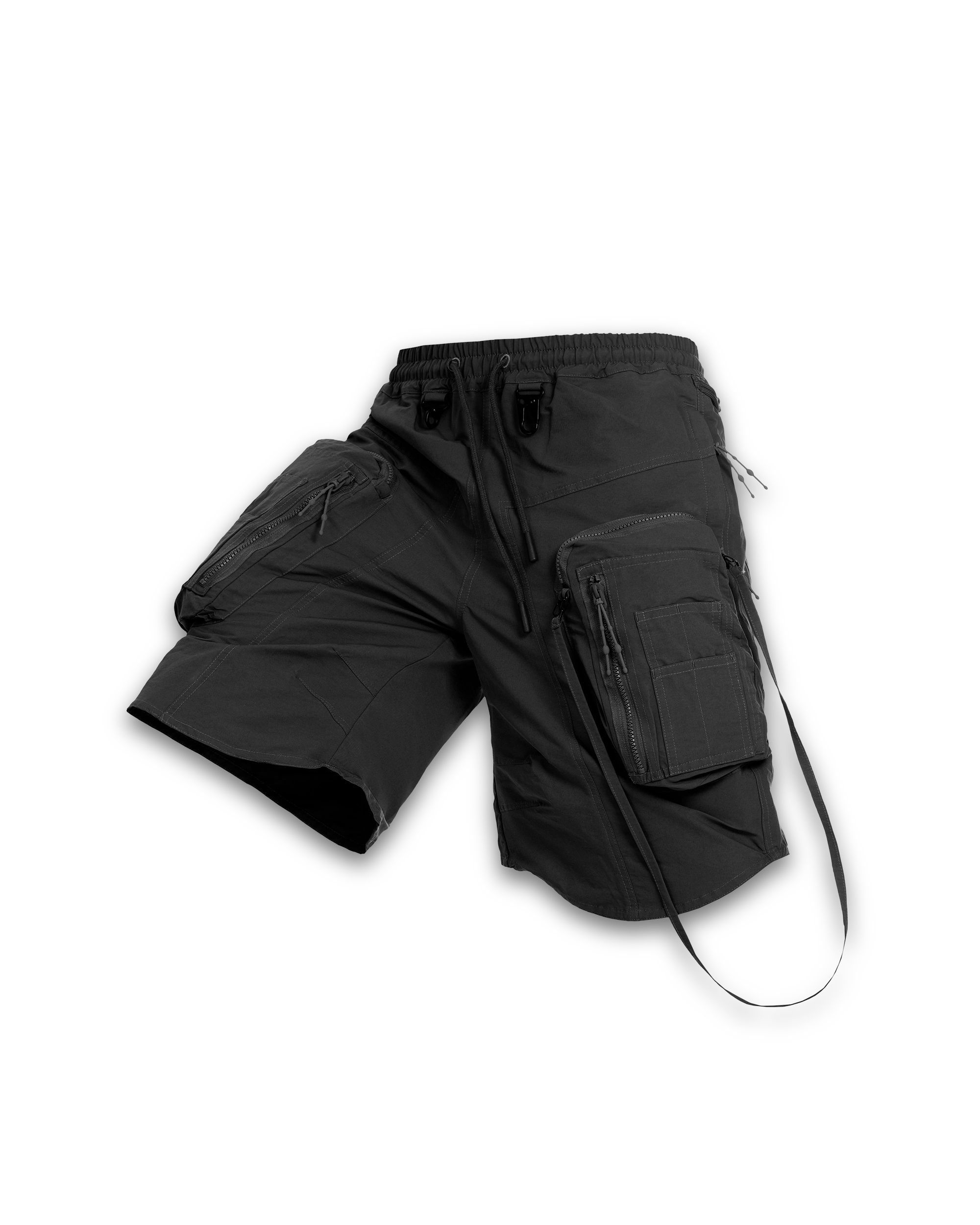 'MAONE' cargo shorts, black