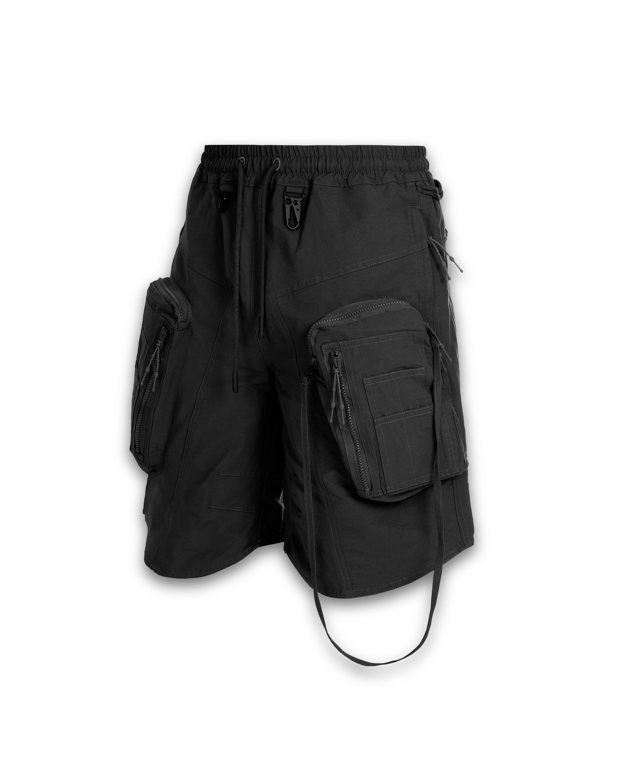 'MAONE' cargo shorts, black