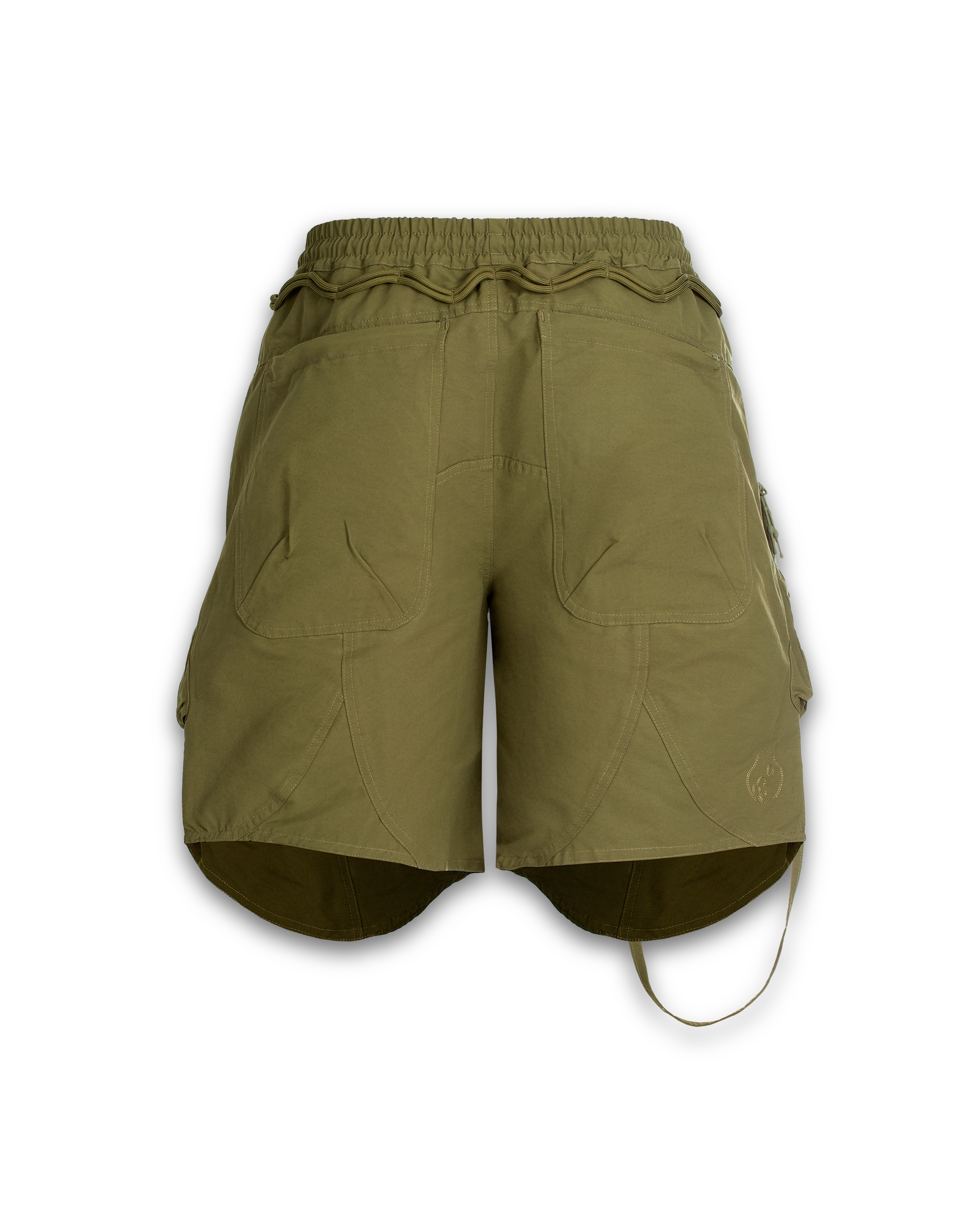 'MAONE' cargo shorts, green