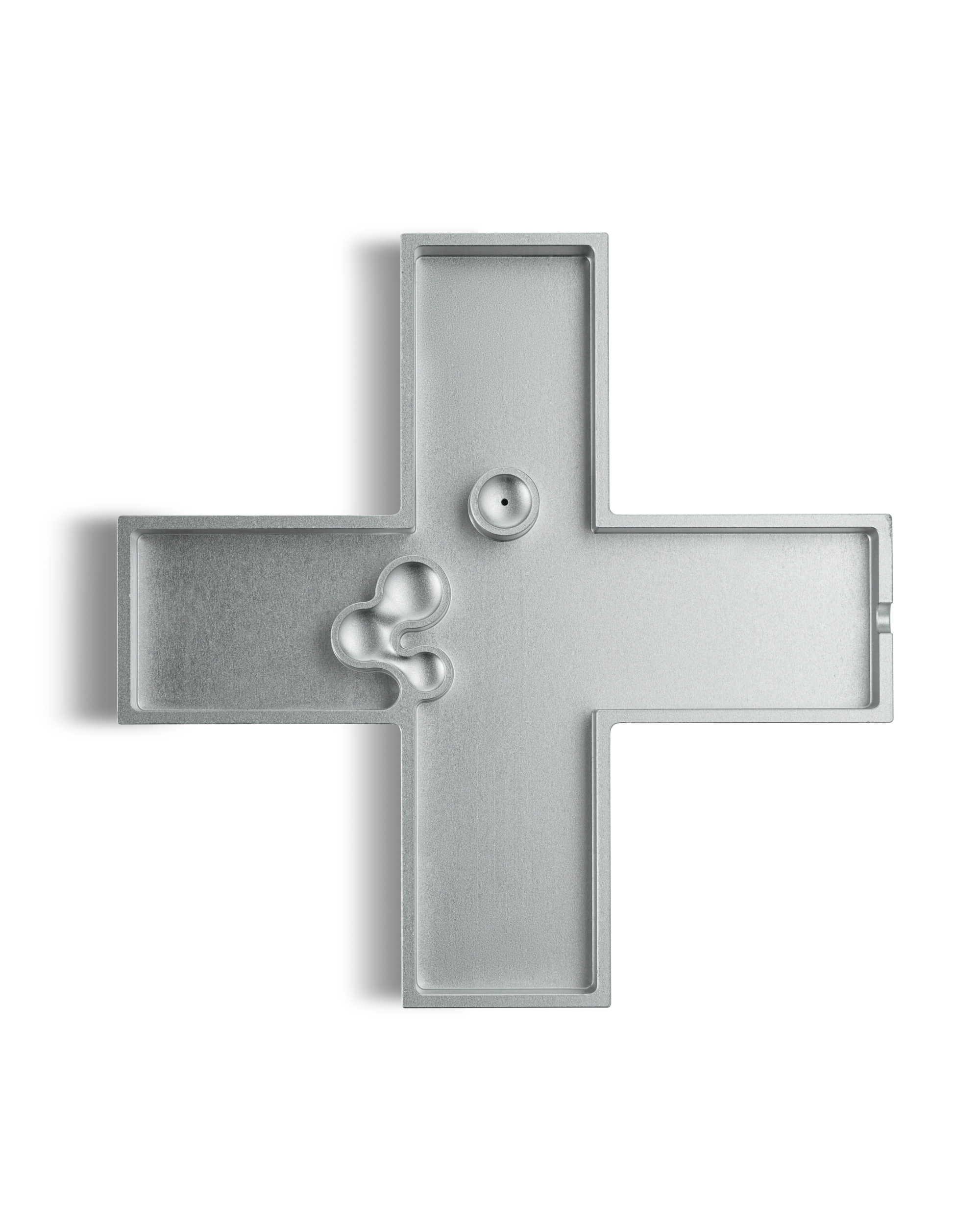 'CROSS' metal ashtray