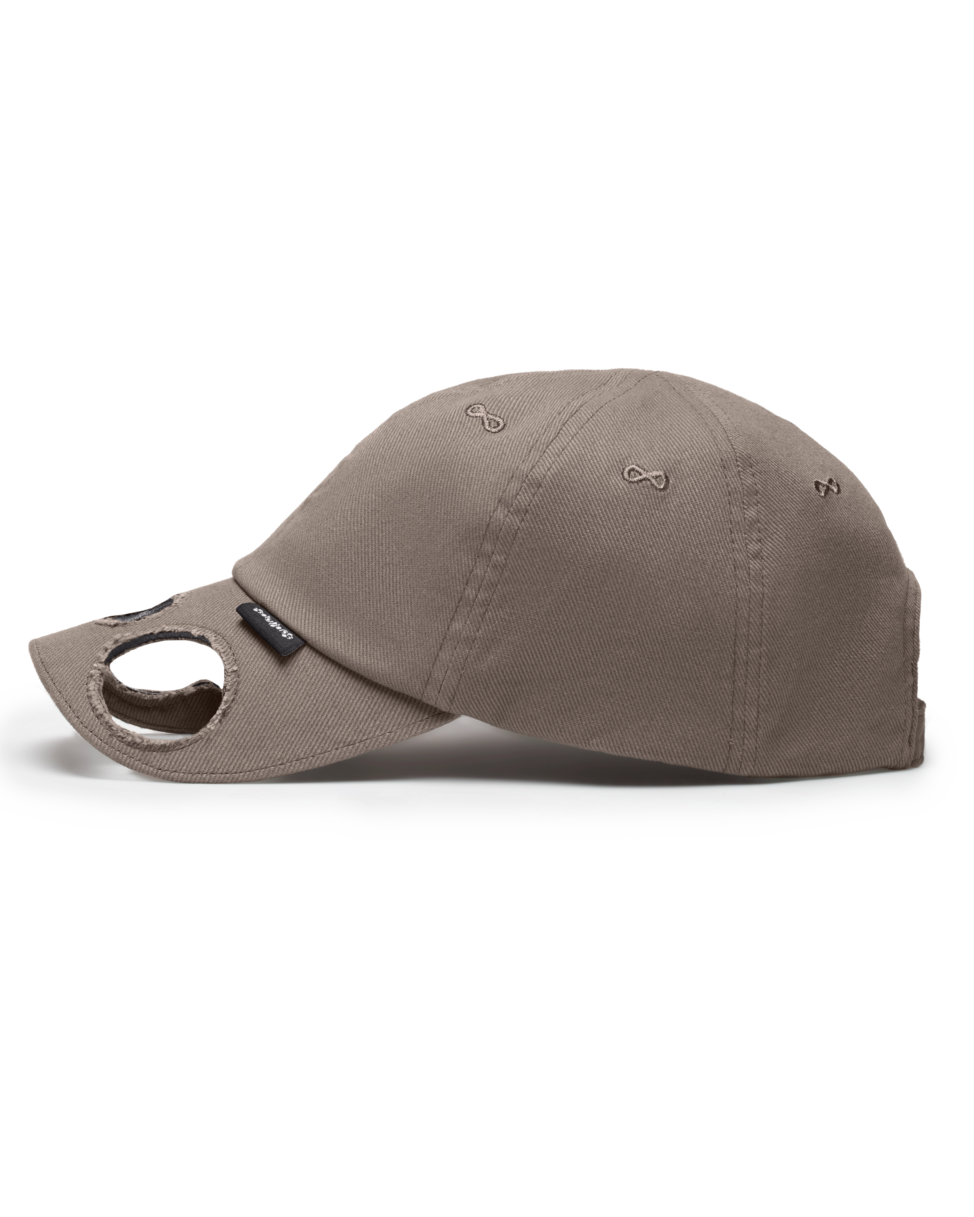 'OOO' cap, brown