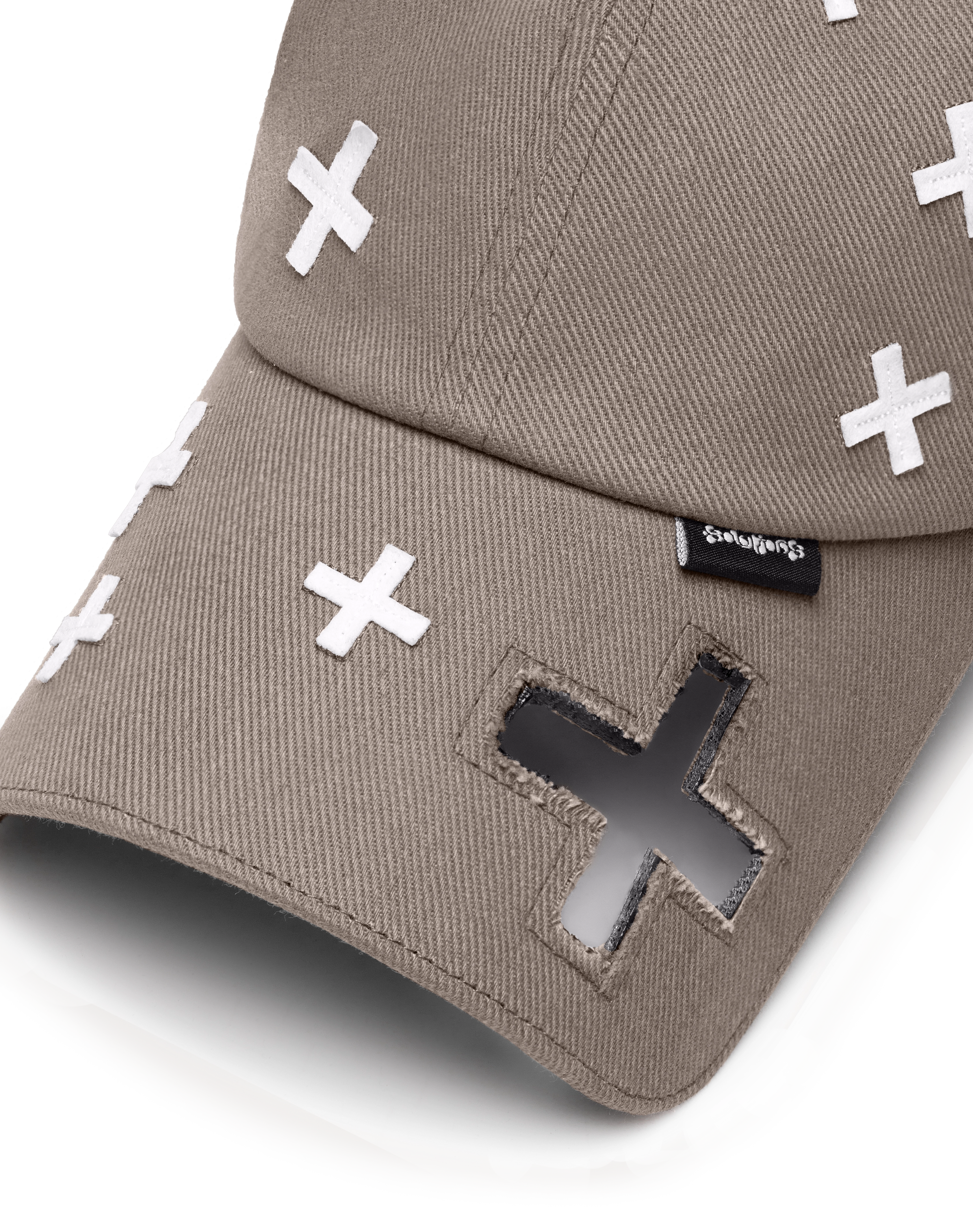 'plusplusplus' cap, brown