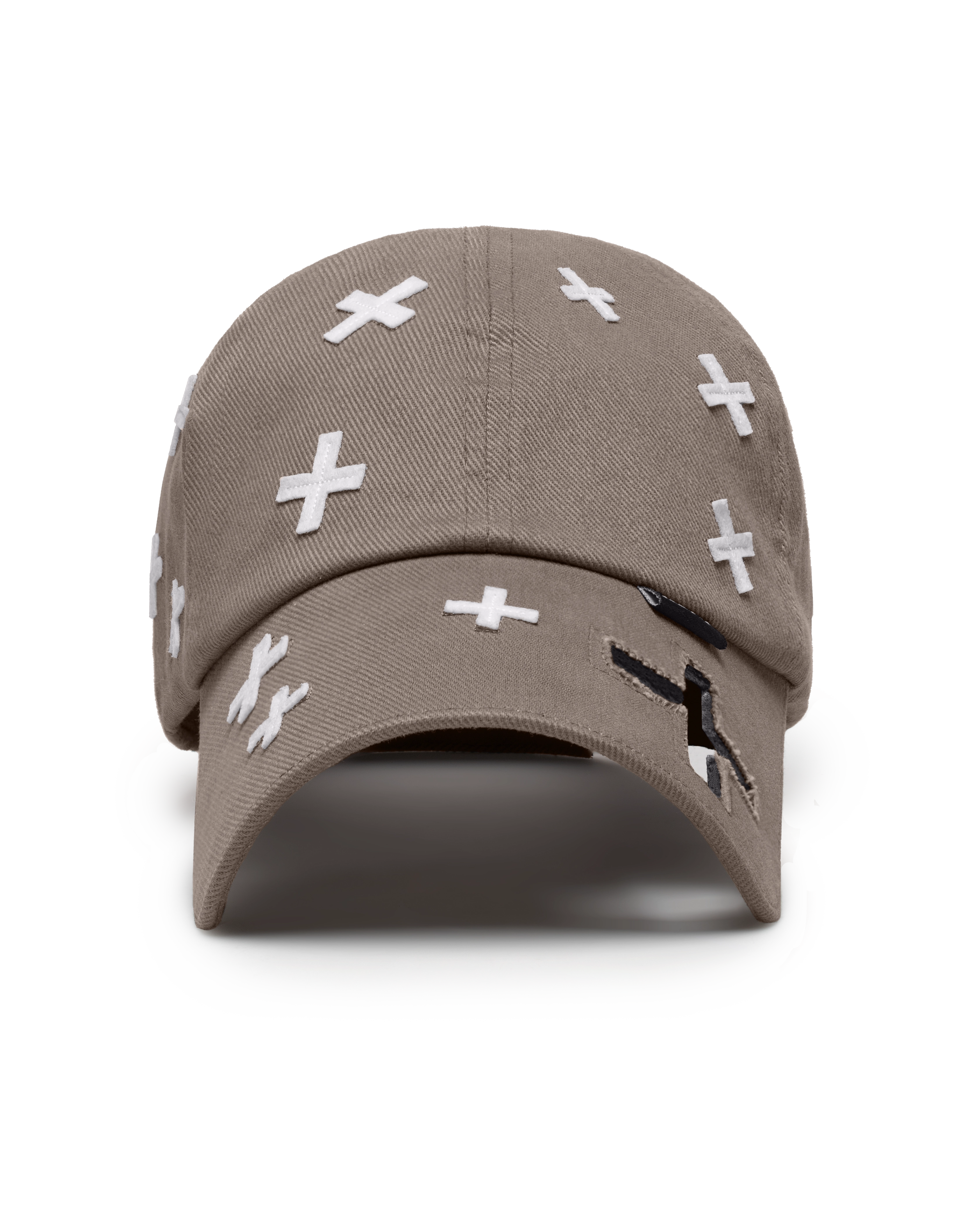 'plusplusplus' cap, brown