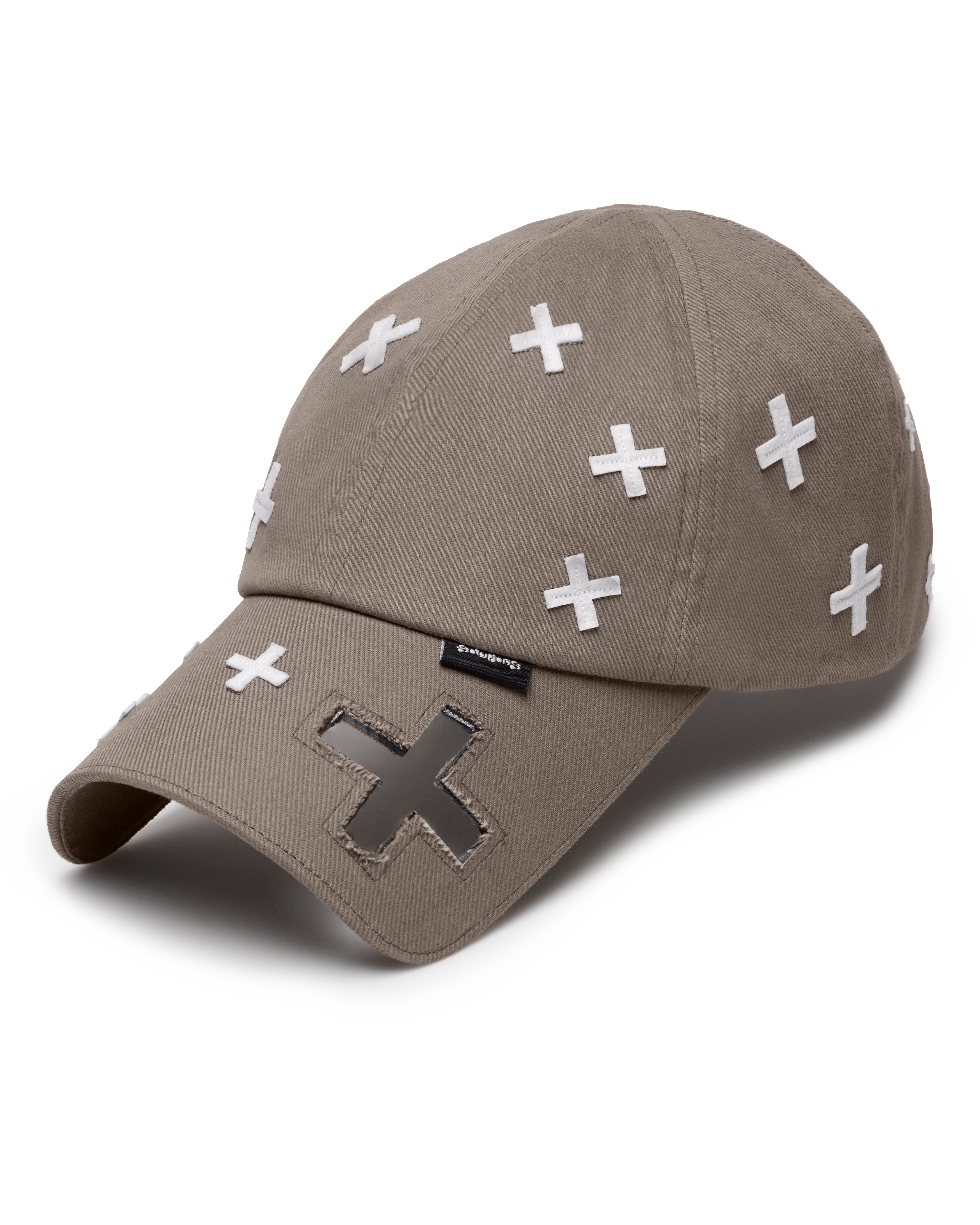 'plusplusplus' cap, brown