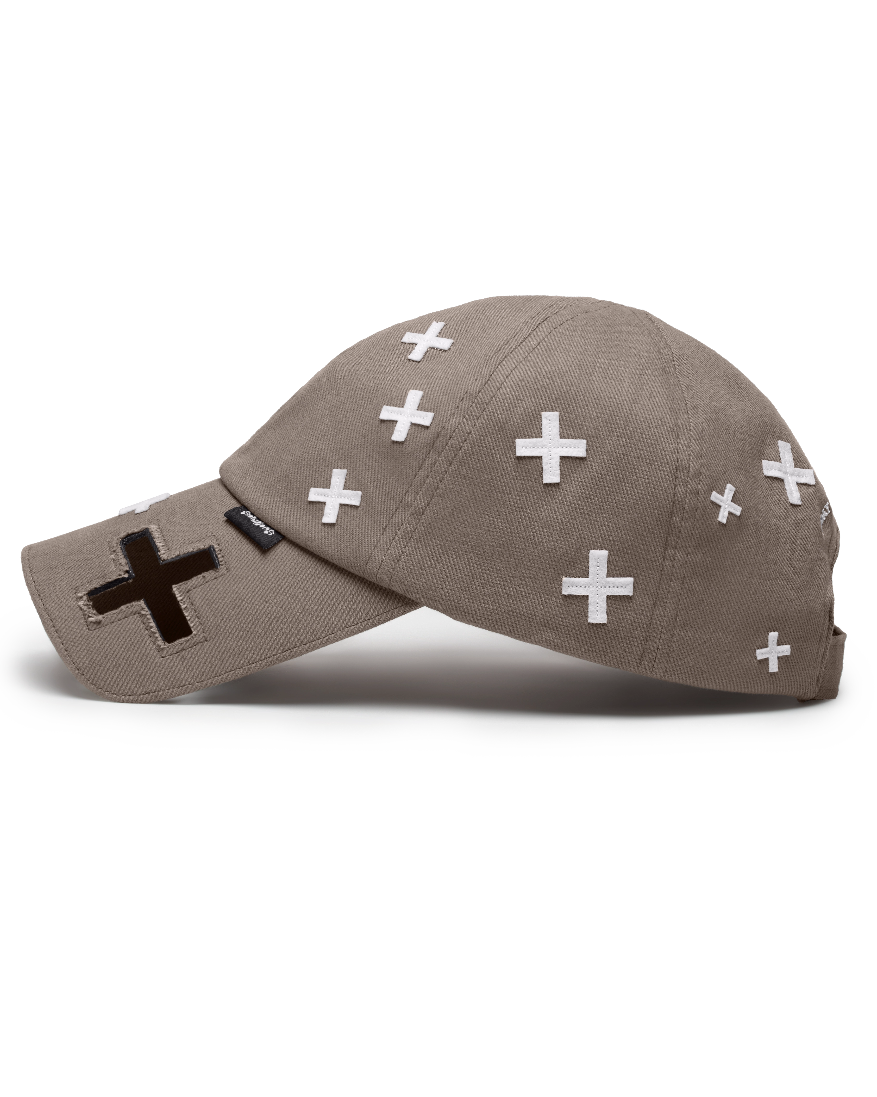 'plusplusplus' cap, brown