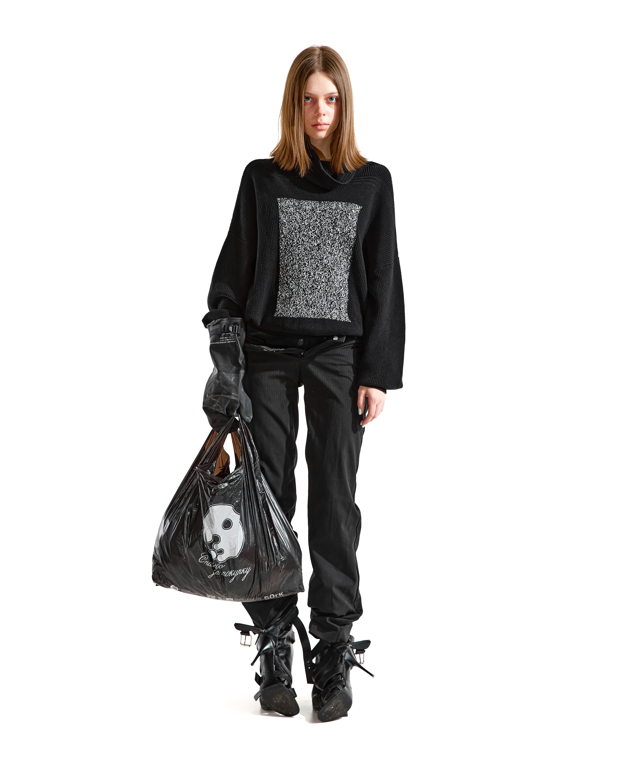 'WHITE NOISE' Sweater