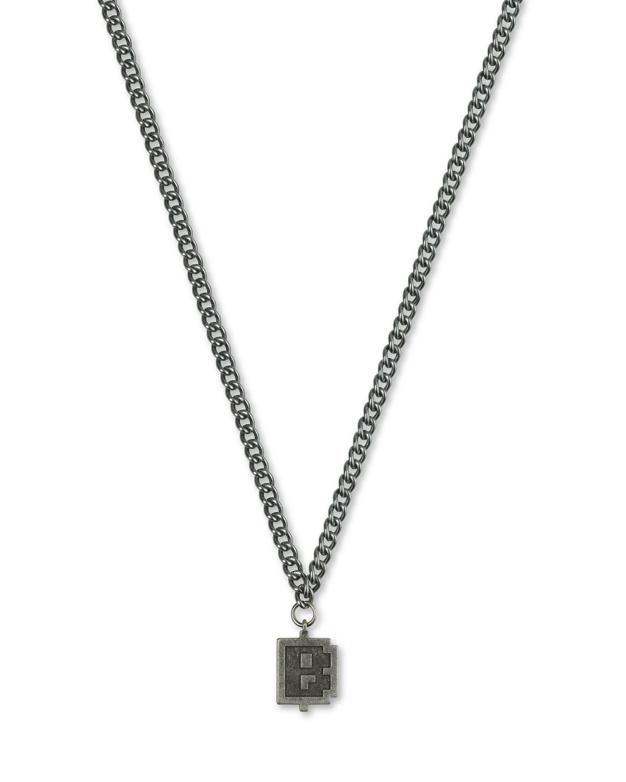 'BLUM' logo necklace