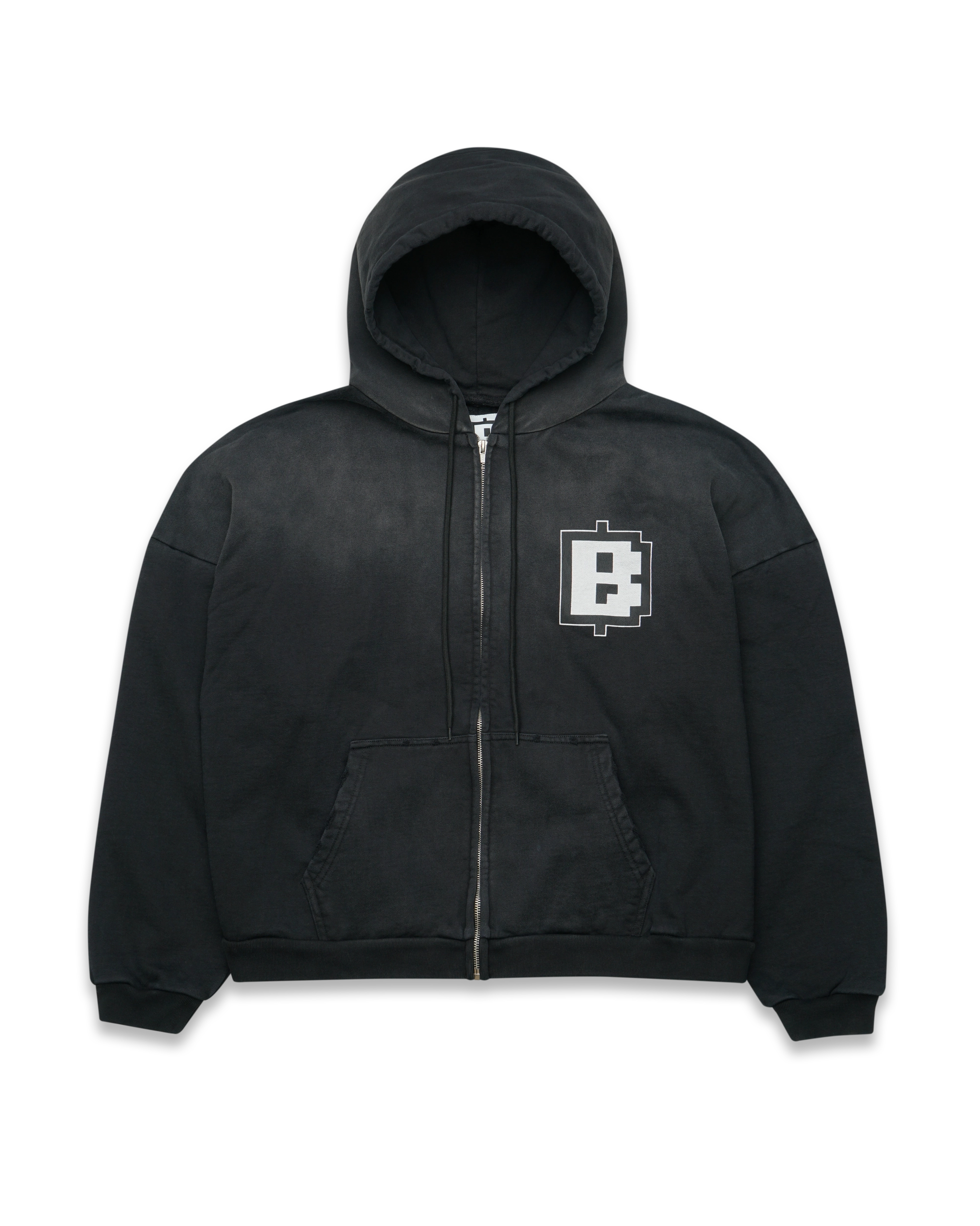 'BLUM' anon zip-hoodie