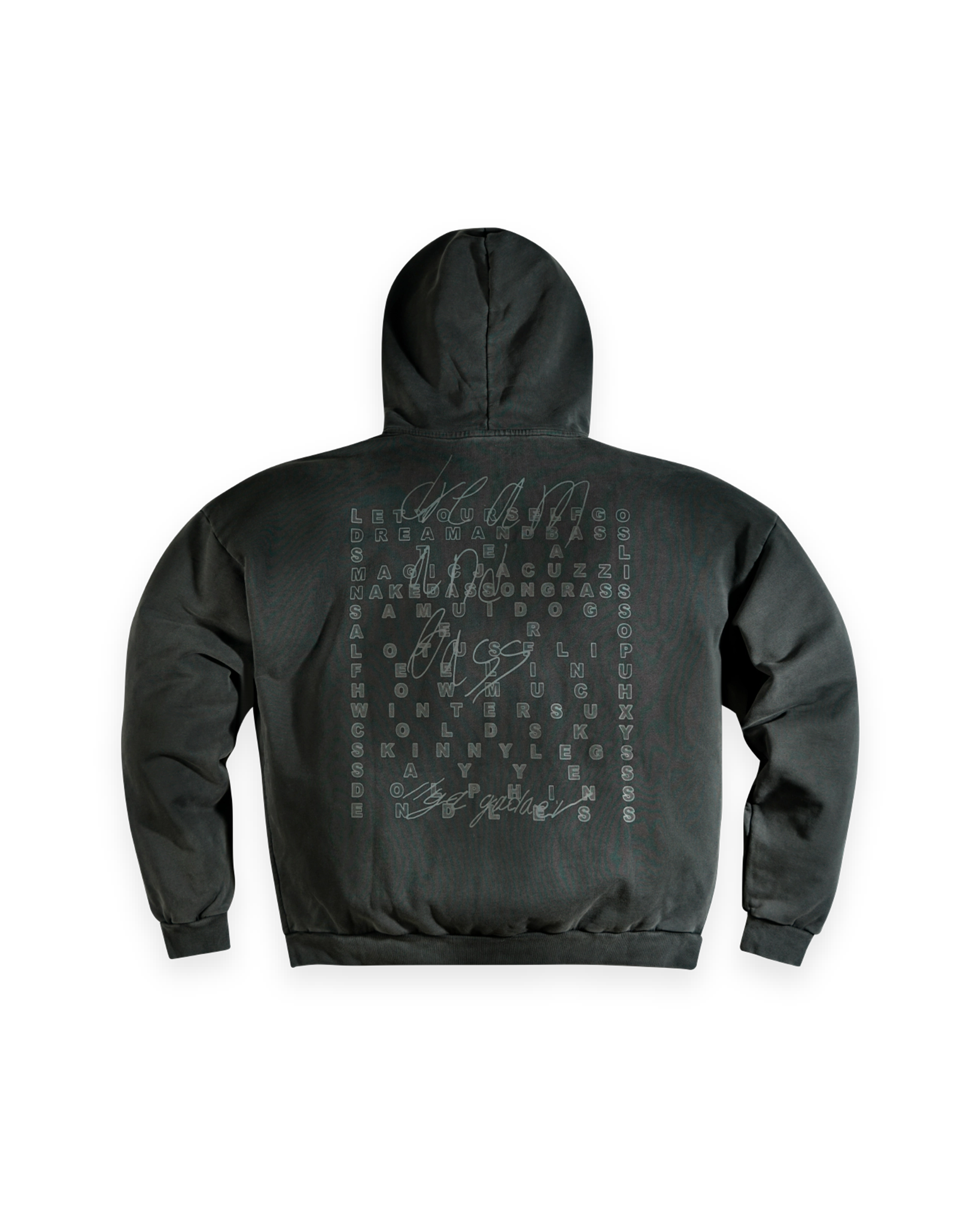 'DARK AERO EYE' dirty hoodie