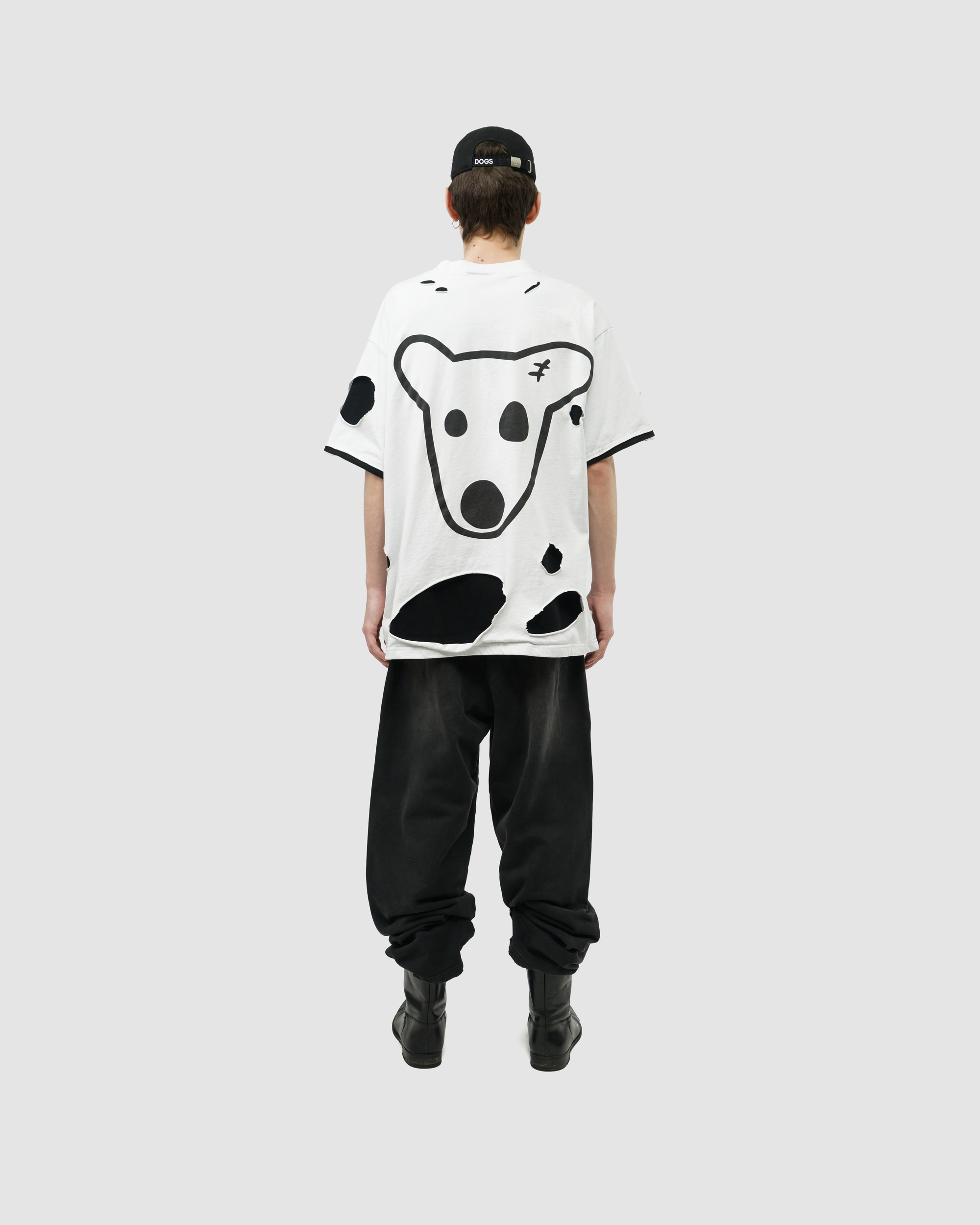 'DOGS' t-shirt, white