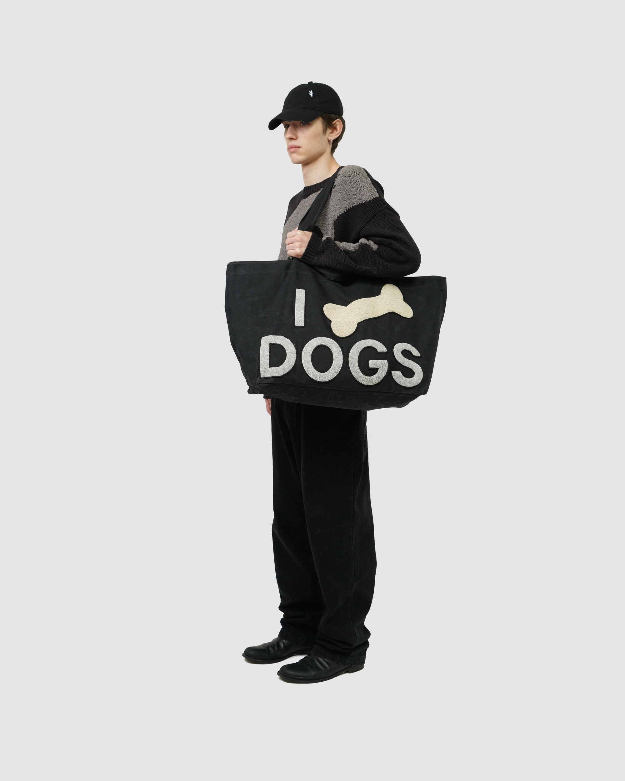 'DOGS' canvas bag