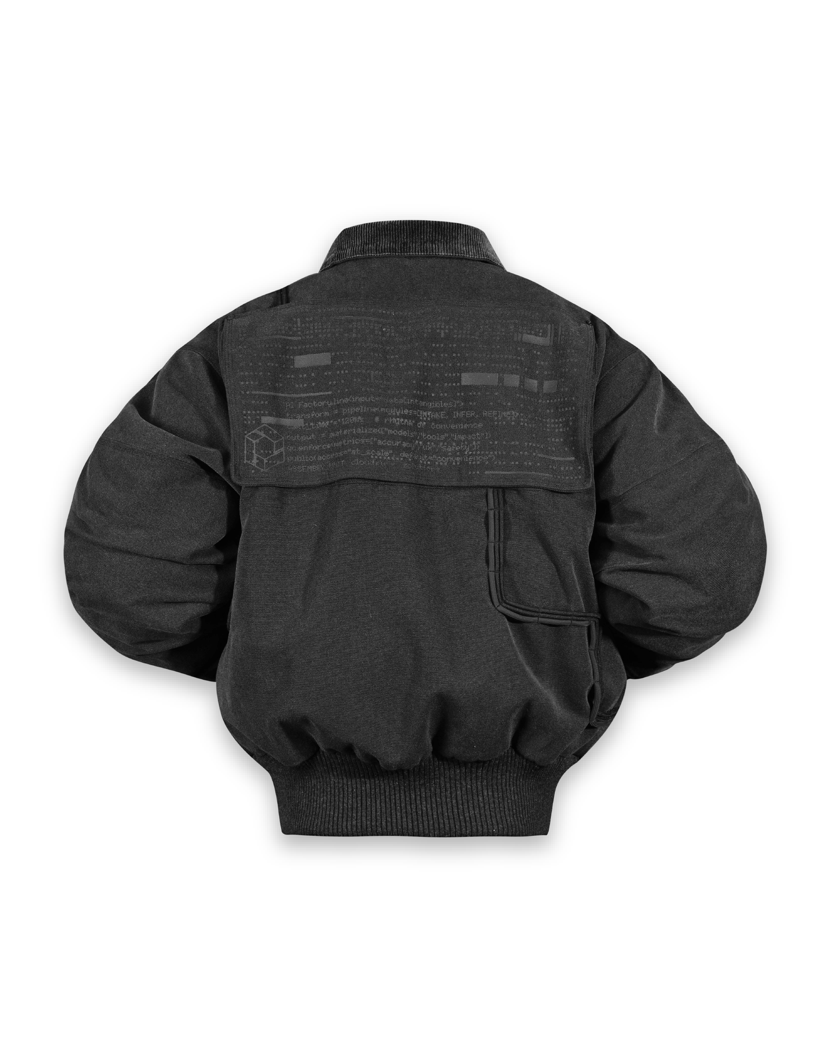 'CLOUD SERVER' work jacket, black