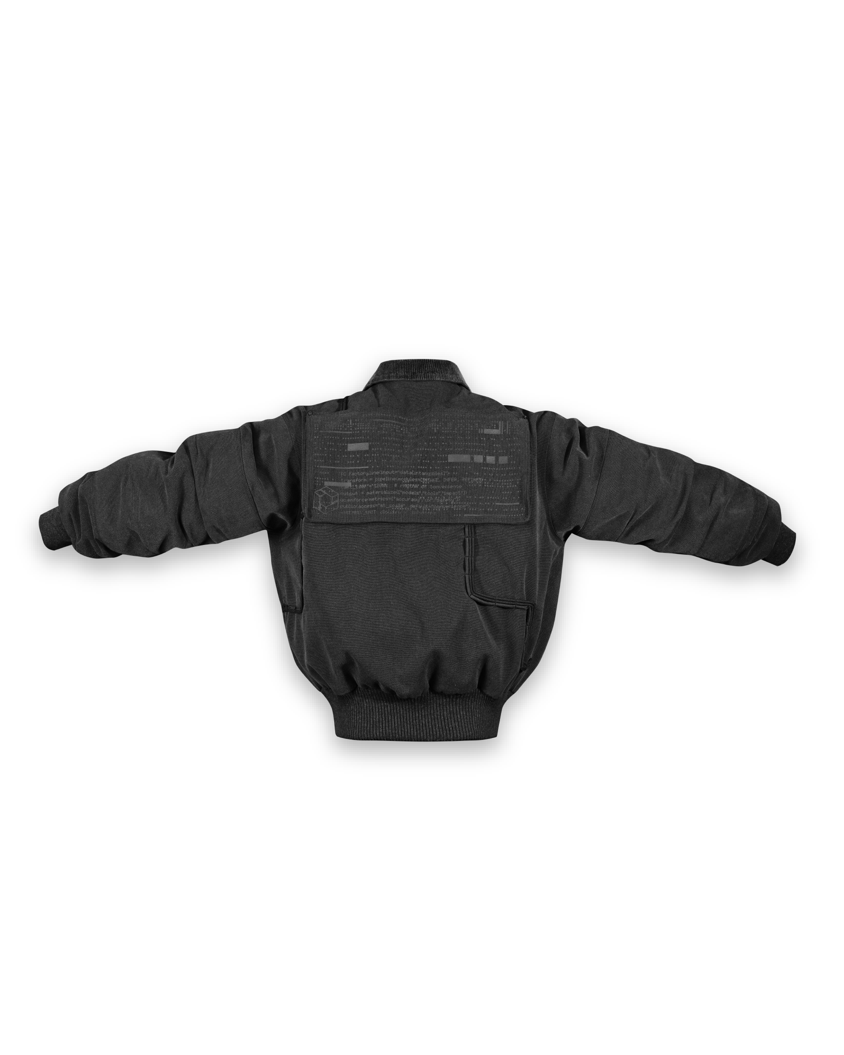 'CLOUD SERVER' work jacket, black