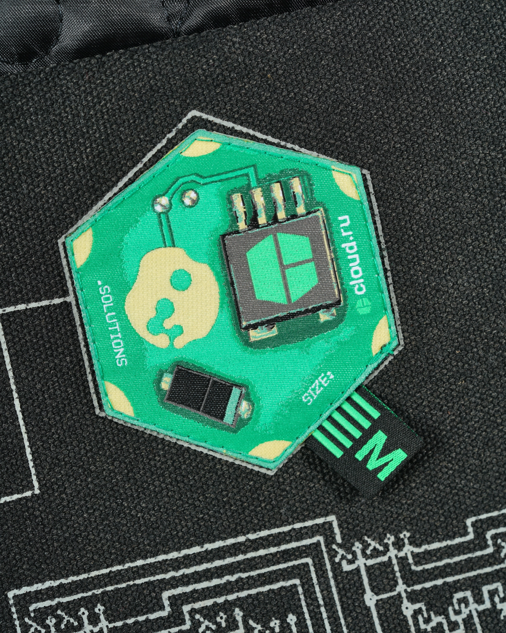 'CLOUD SERVER' work jacket, black