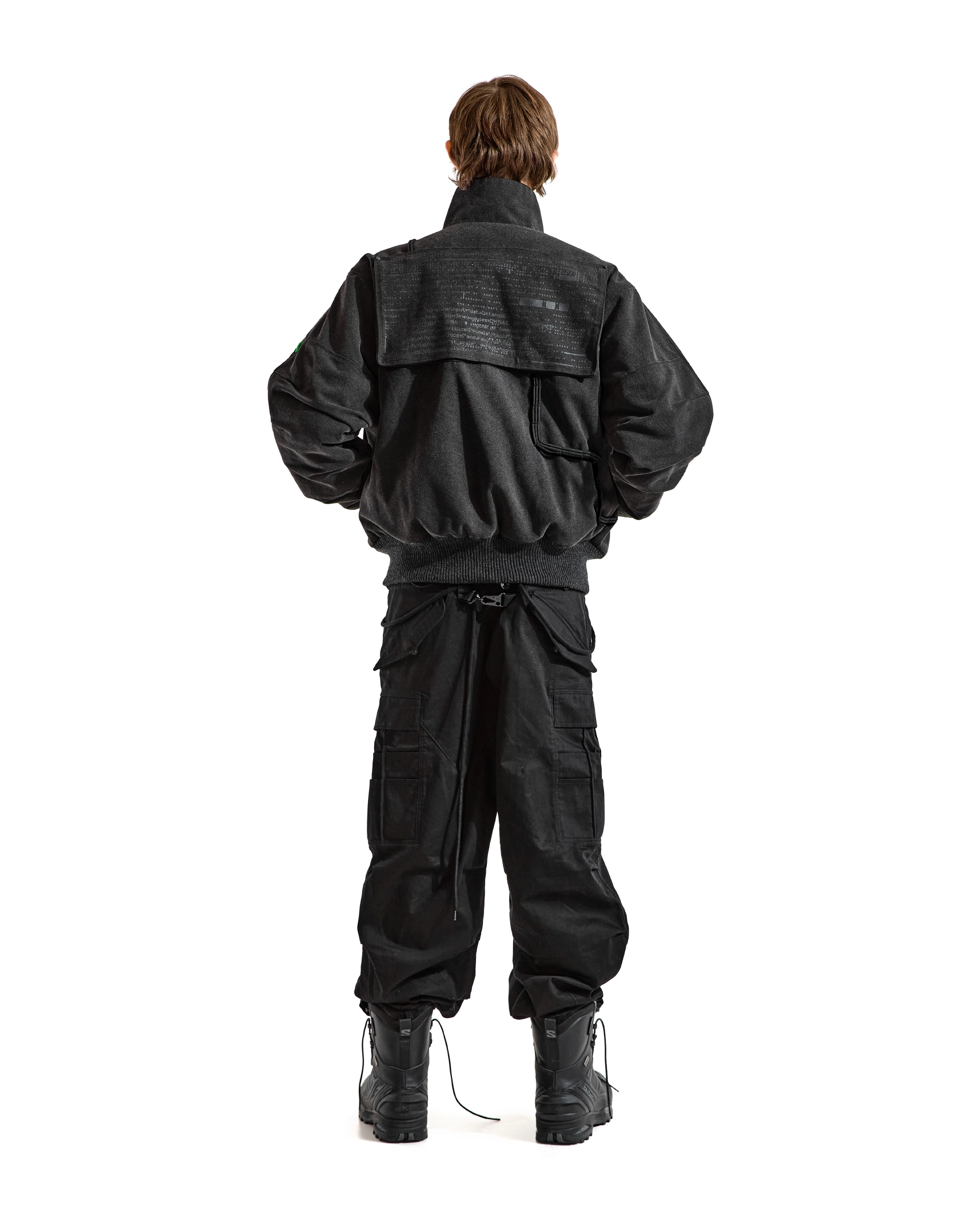 'CLOUD SERVER' work jacket, black