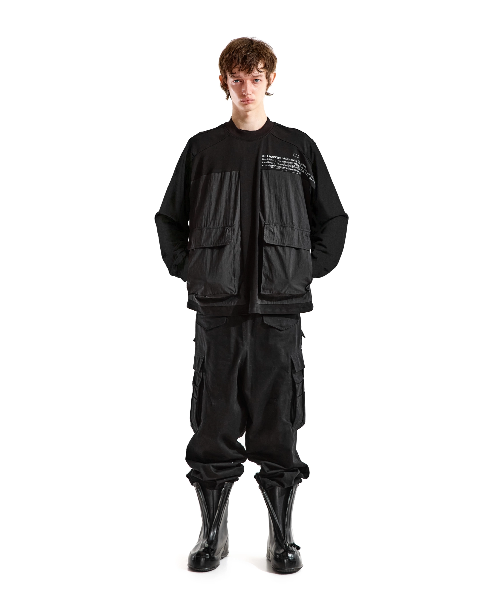 'PERFORMANCE' longsleeve, black