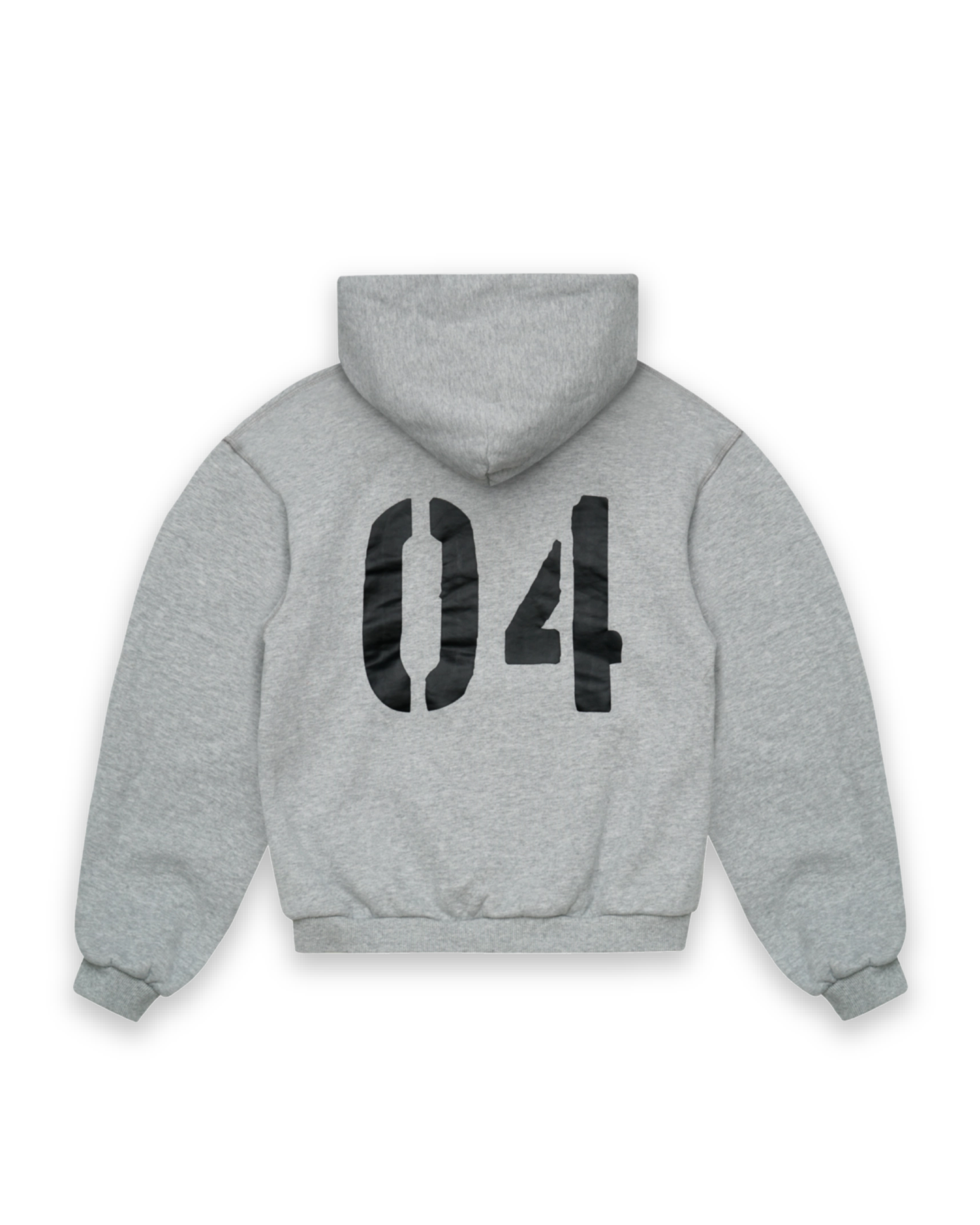 'LOGO' Hoodie, grey melange