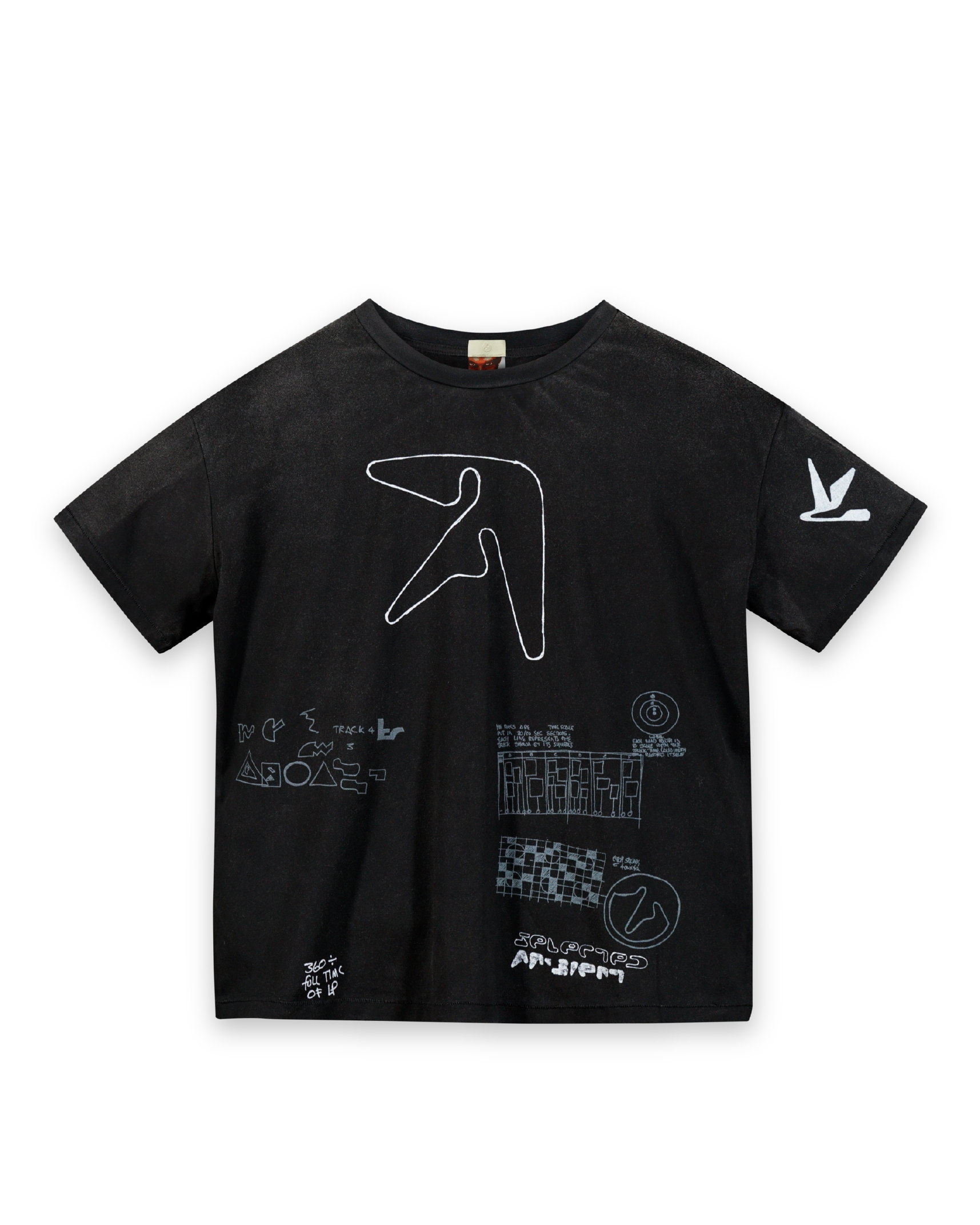 ‘A-SKETCH’ t-shirt, black