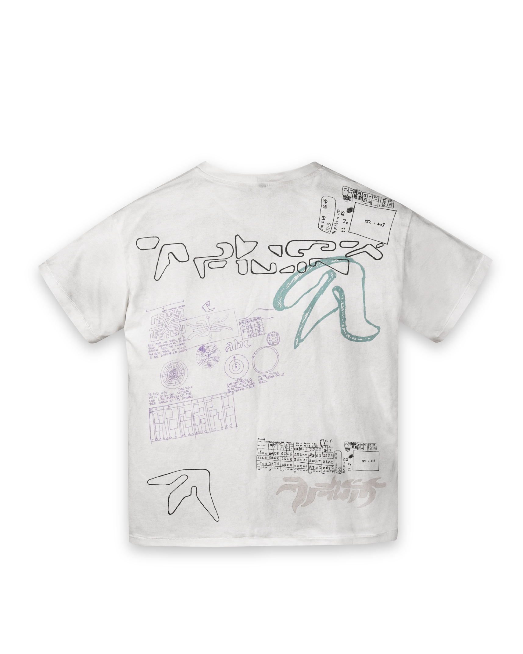 ‘A-SKETCH’ t-shirt, old white