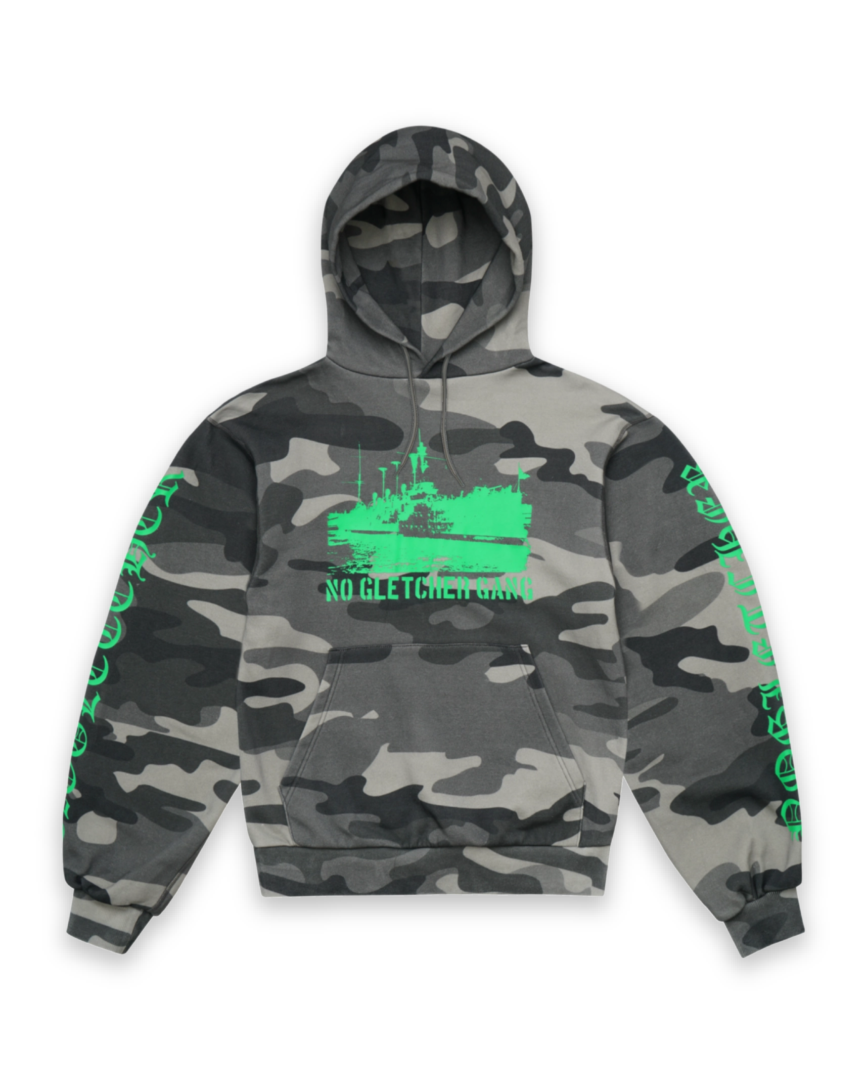 'LOGO' Hoodie, snow camo