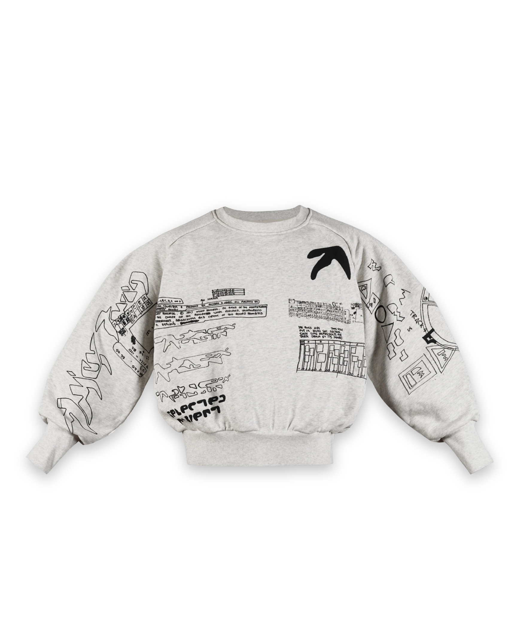 ‘A-SKETCH’ sweatshirt