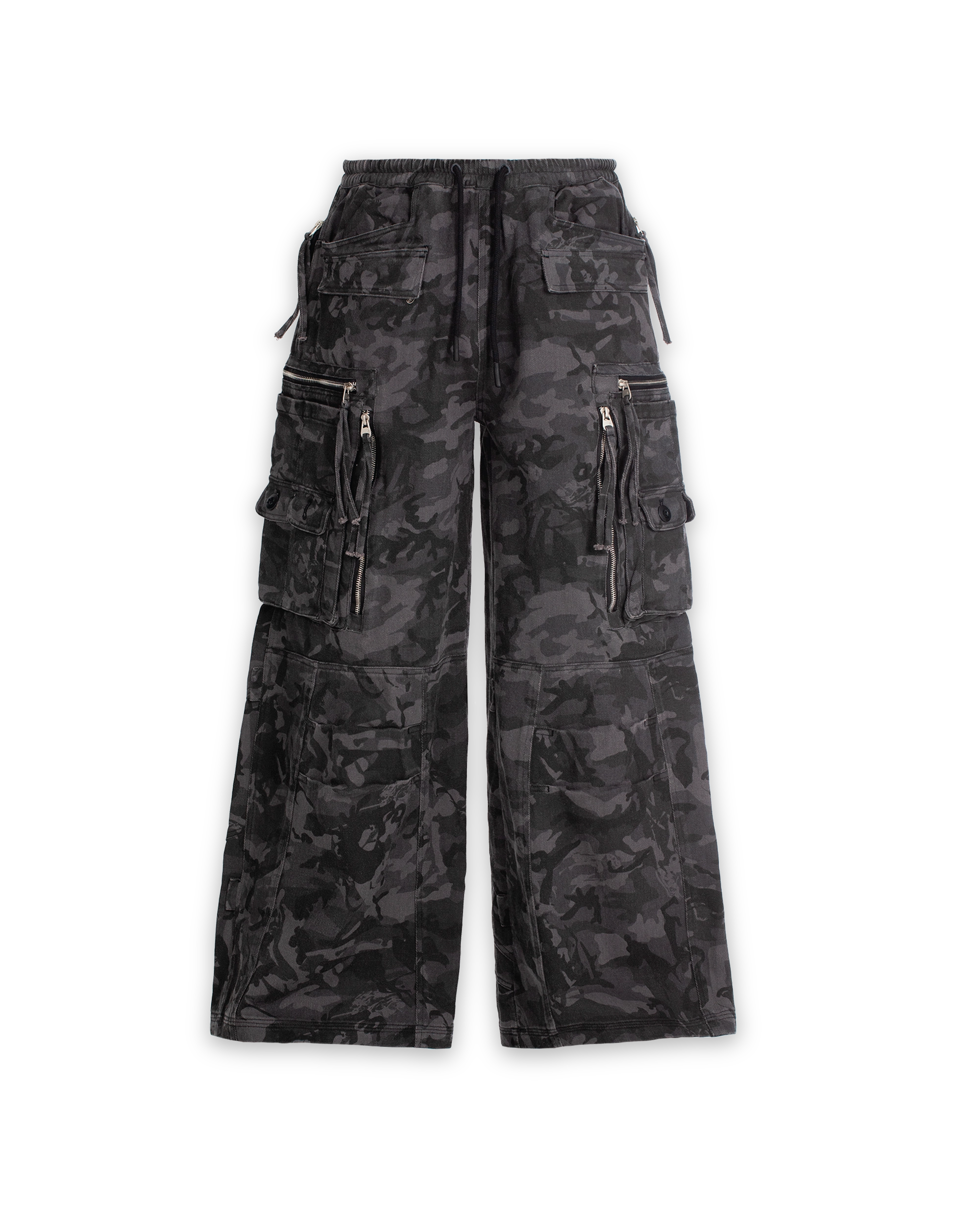 'MULTIP' cargo cumouflage pants, grey