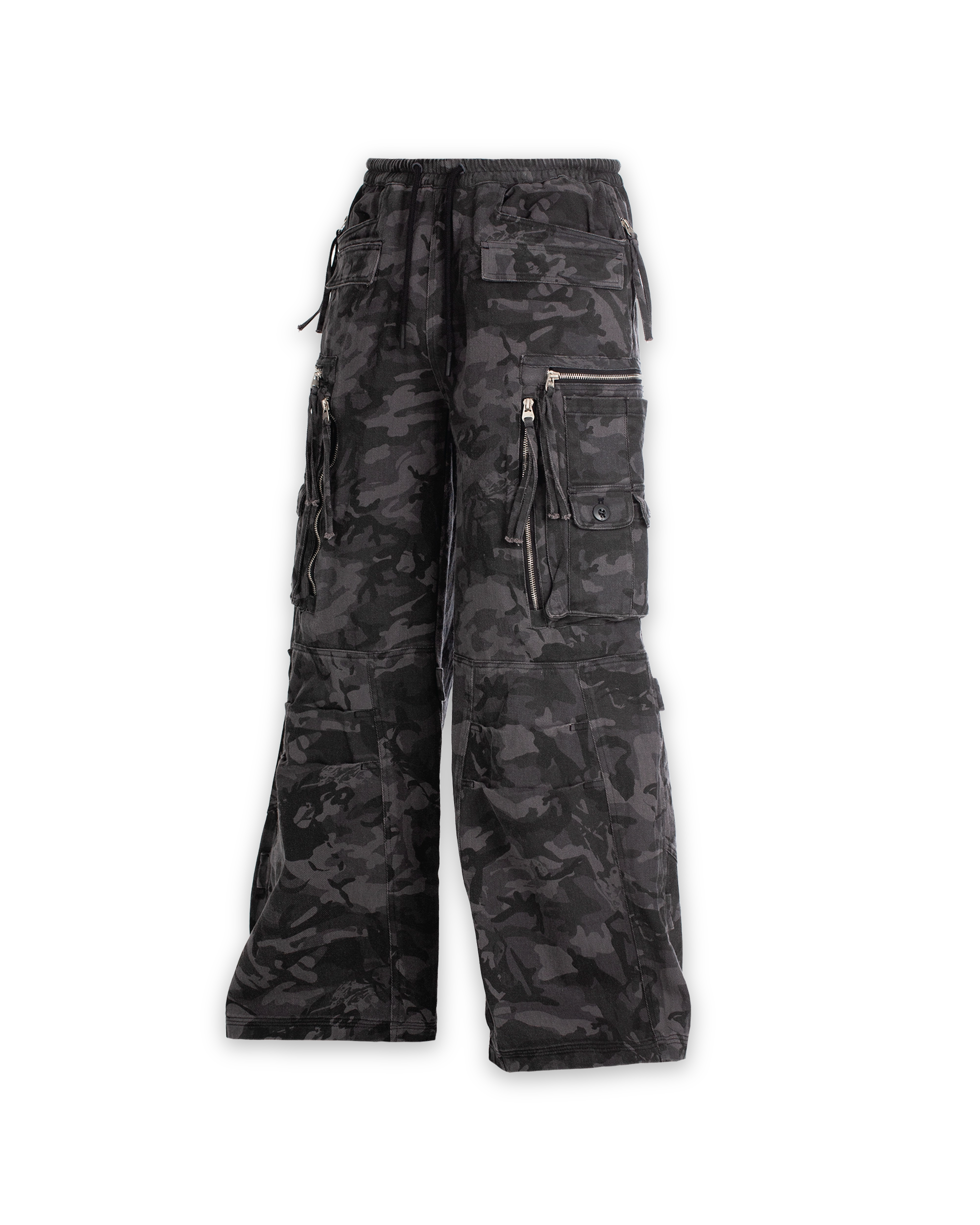 'MULTIP' cargo cumouflage pants, grey