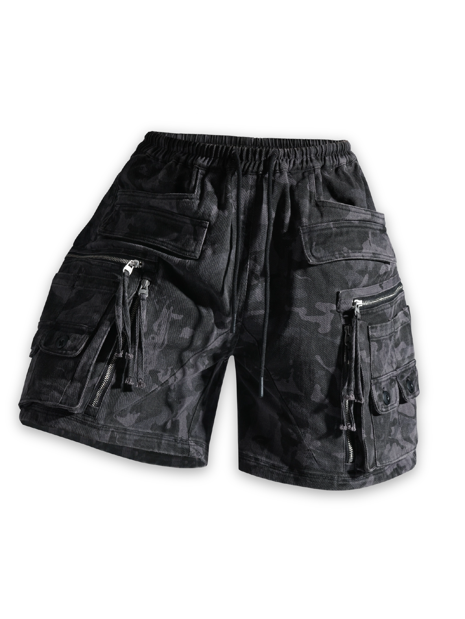 'MULTIP' cargo shorts, grey