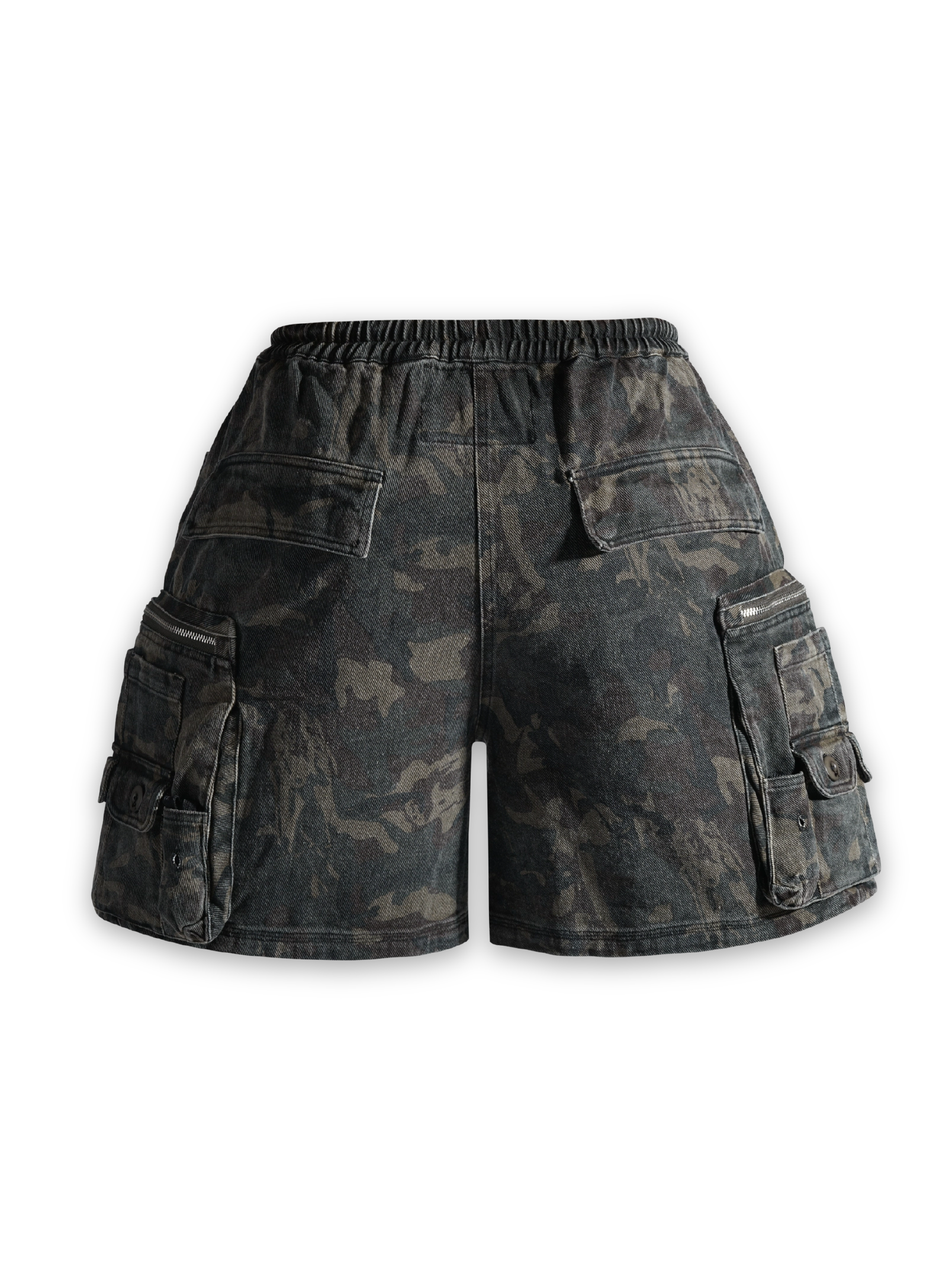 'MULTIP' cargo shorts, green