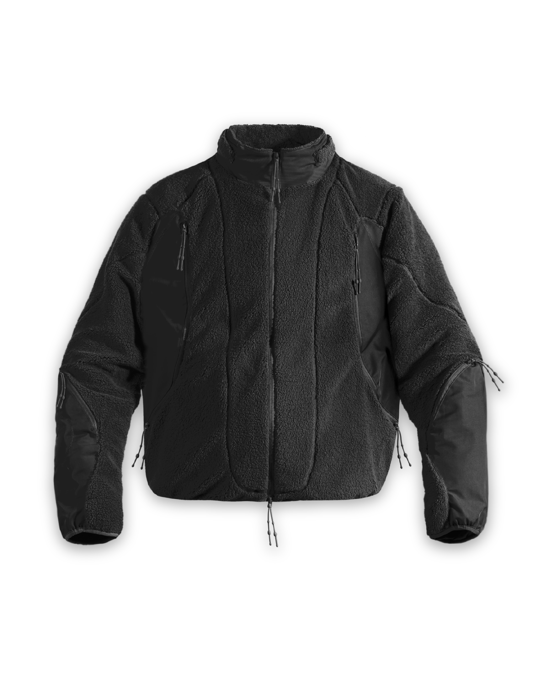 'SPOTIFKA' light fleece jacket, black