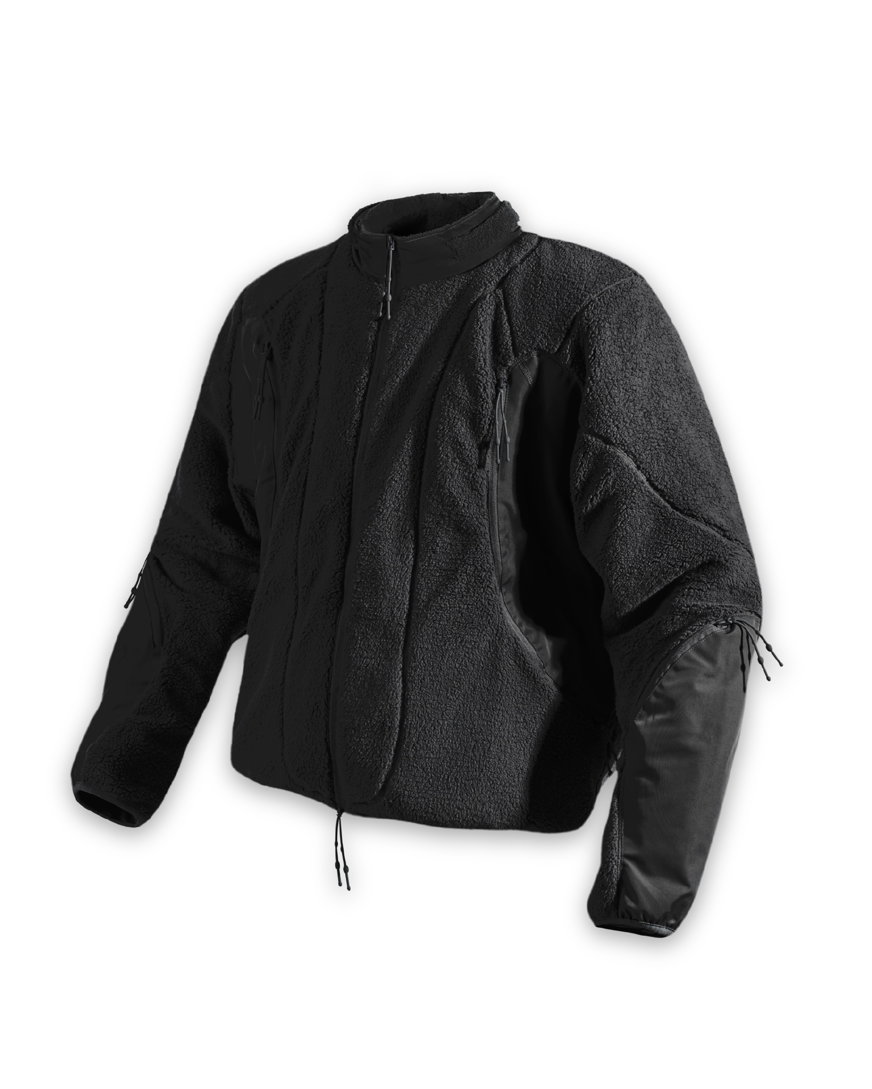 'SPOTIFKA' light fleece jacket, black