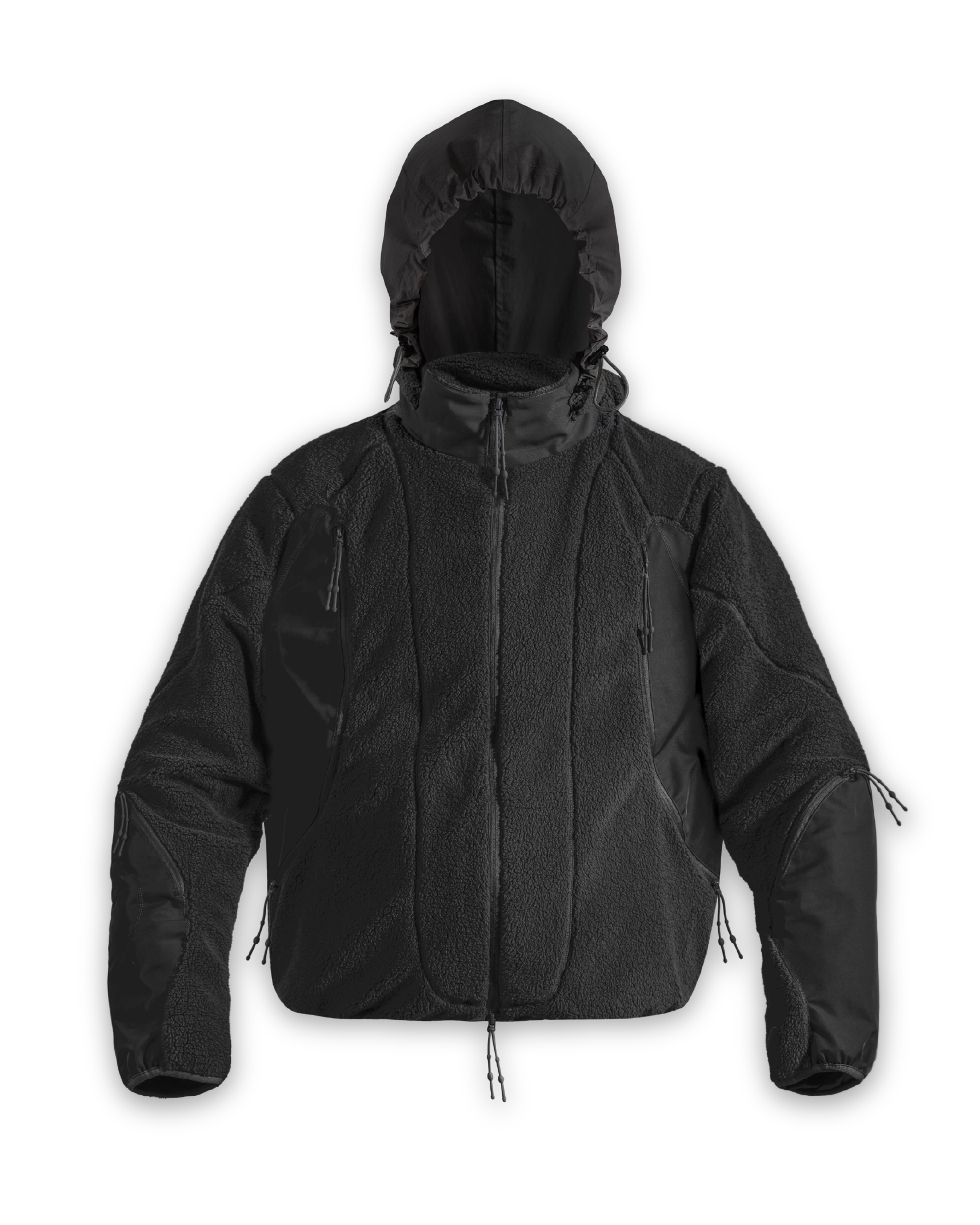 'SPOTIFKA' light fleece jacket, black