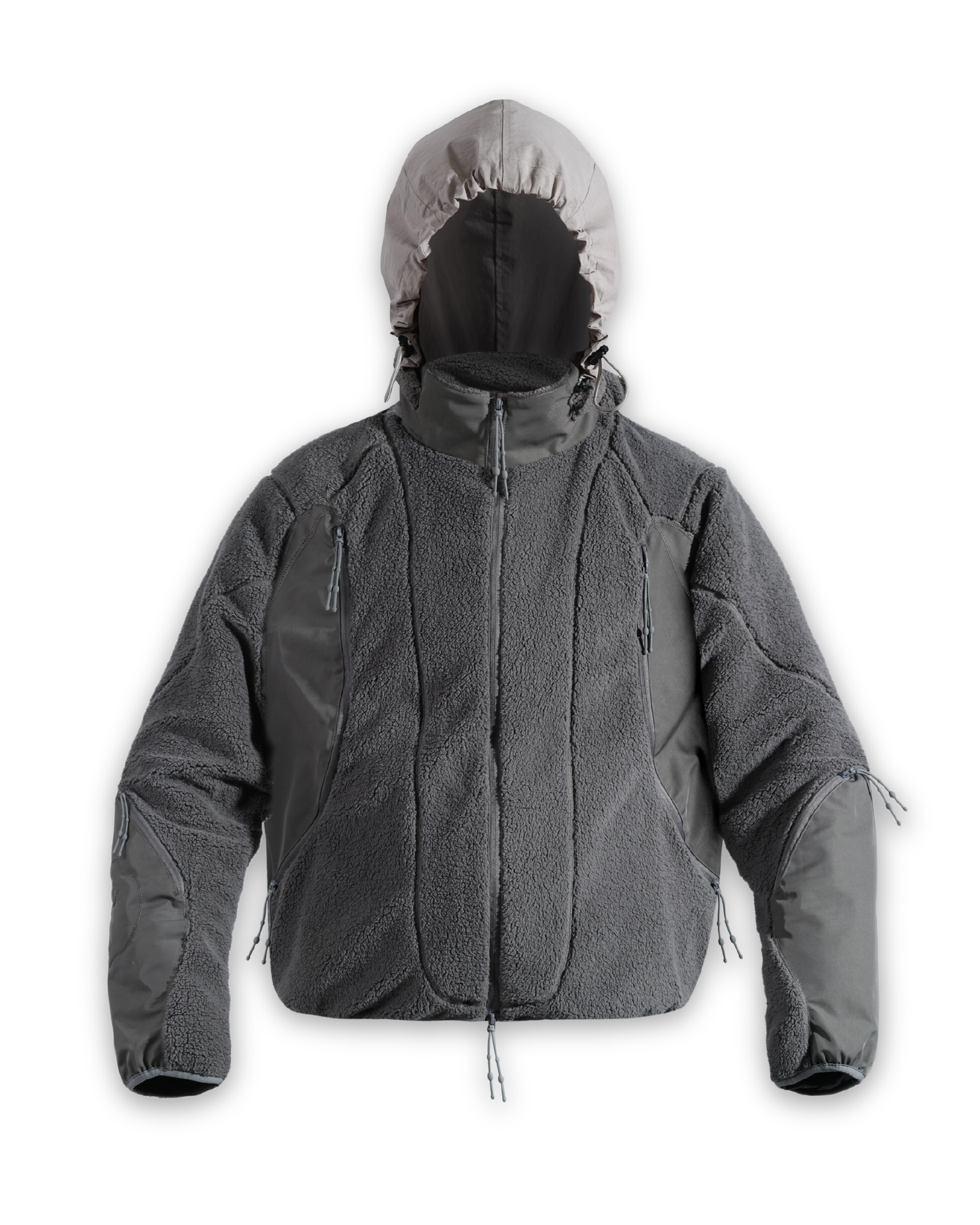 'SPOTIFKA' light fleece jacket, grey