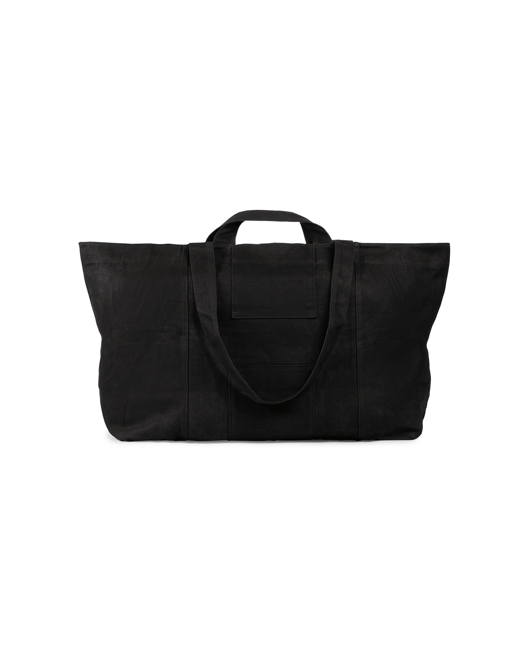 architect waxed canvas bag, black