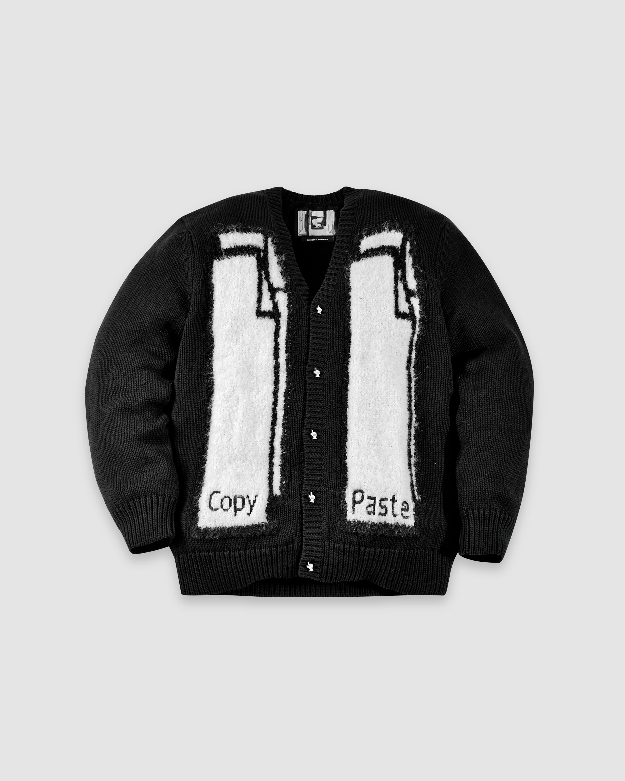 'COPY+PASTE' cardigan