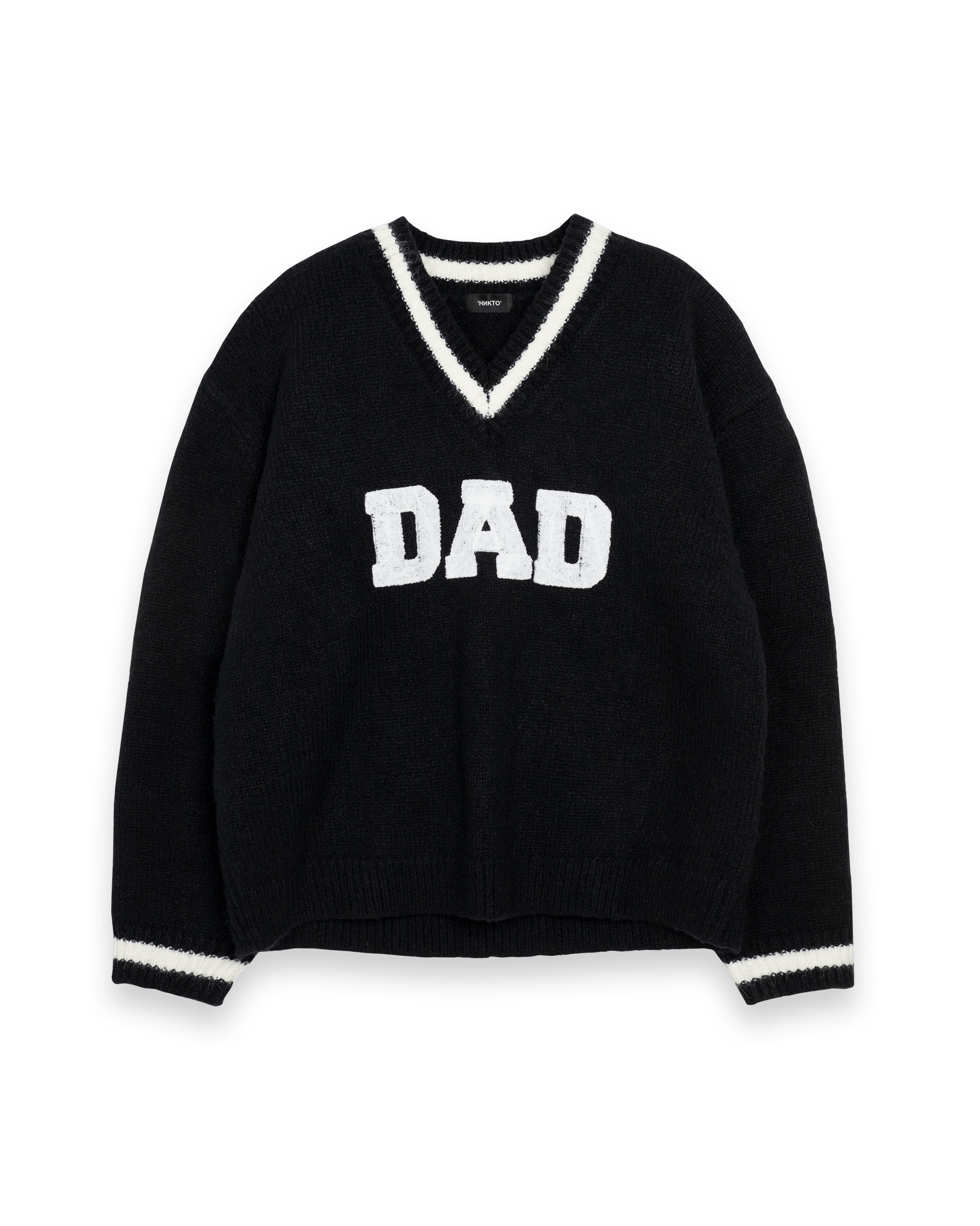 'dad' v-neck sweater
