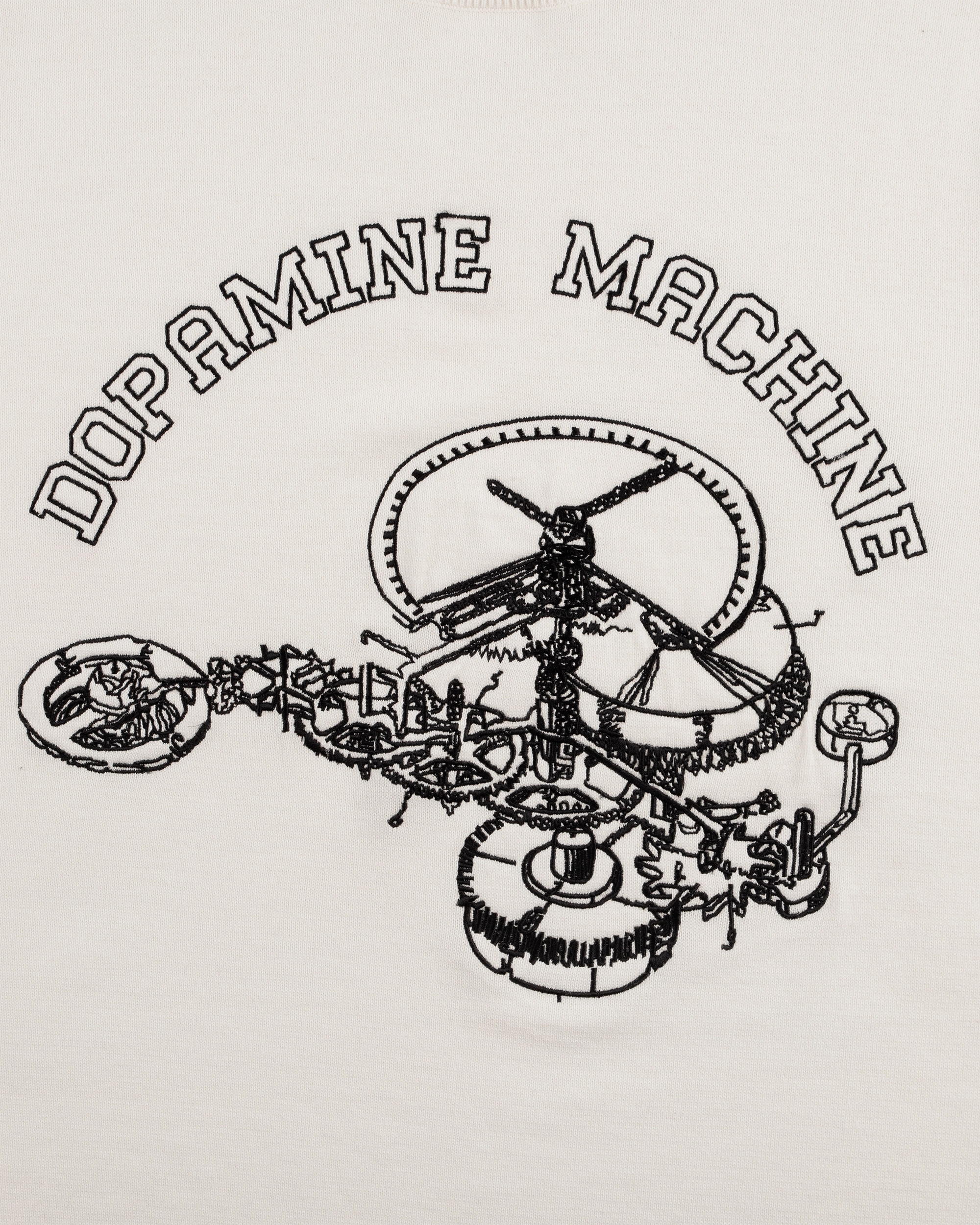 'DOPAMINE MACHINE' knitted sweater