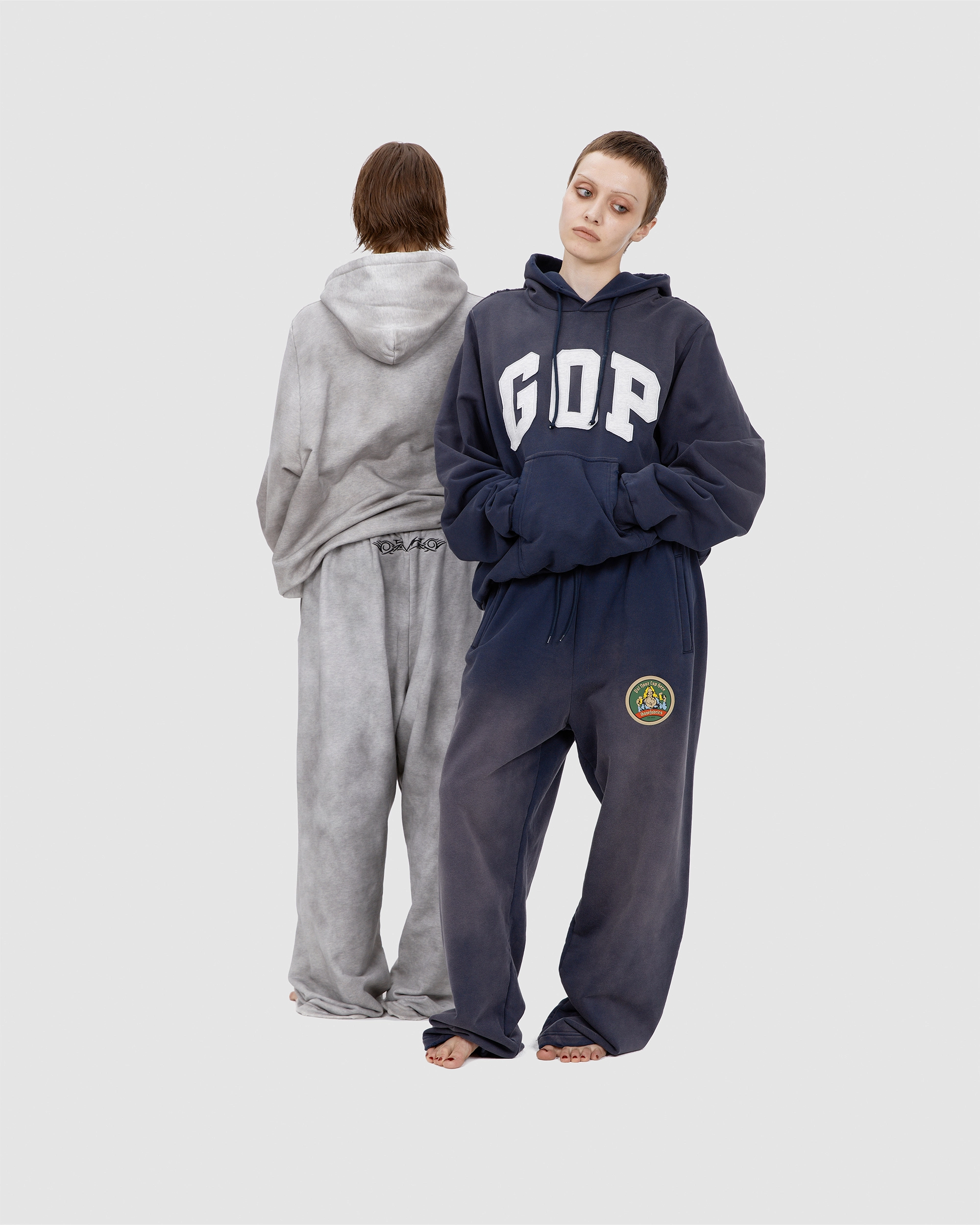 'GOP' hoodie, navy