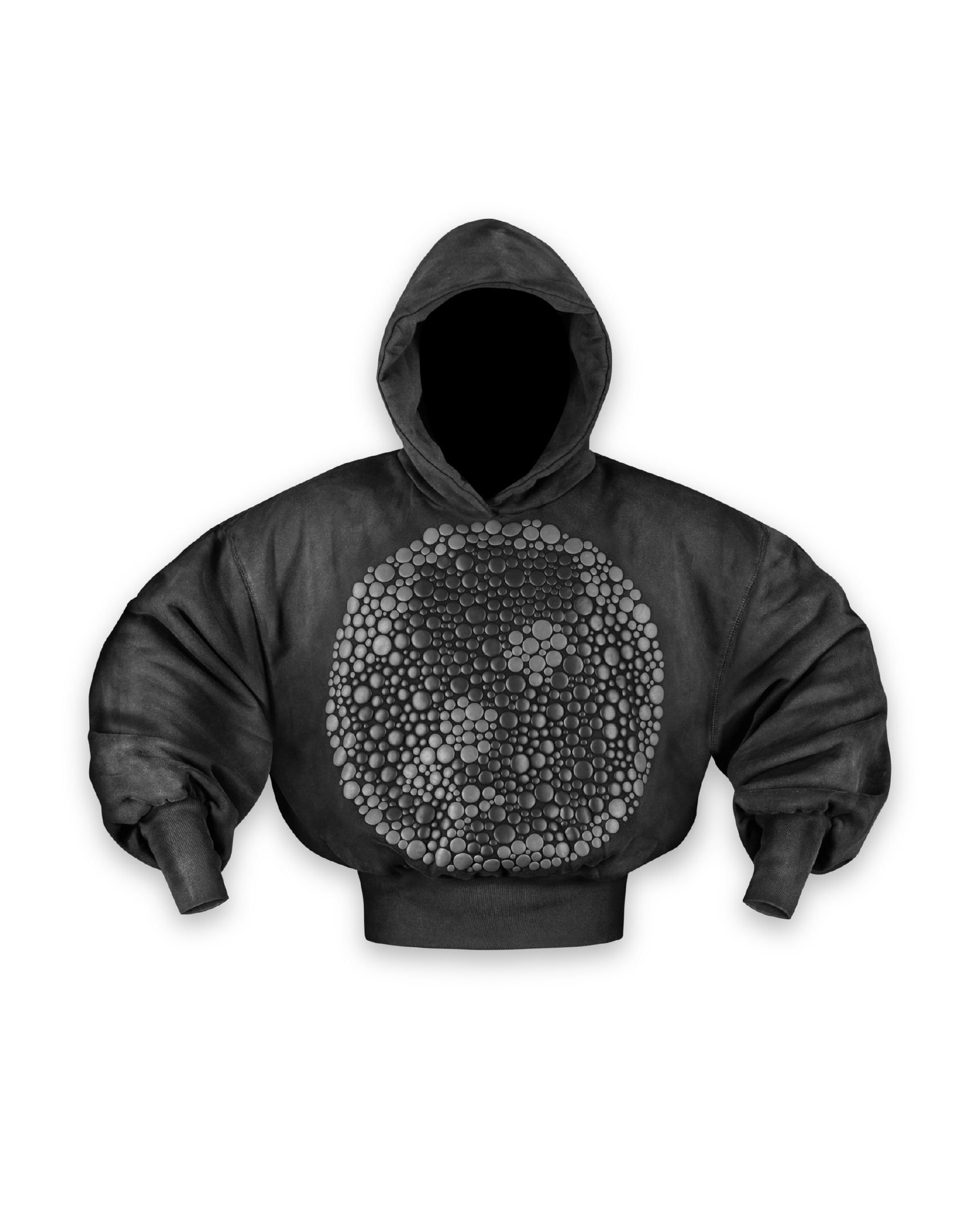 'EYECHE' Puff hoodie