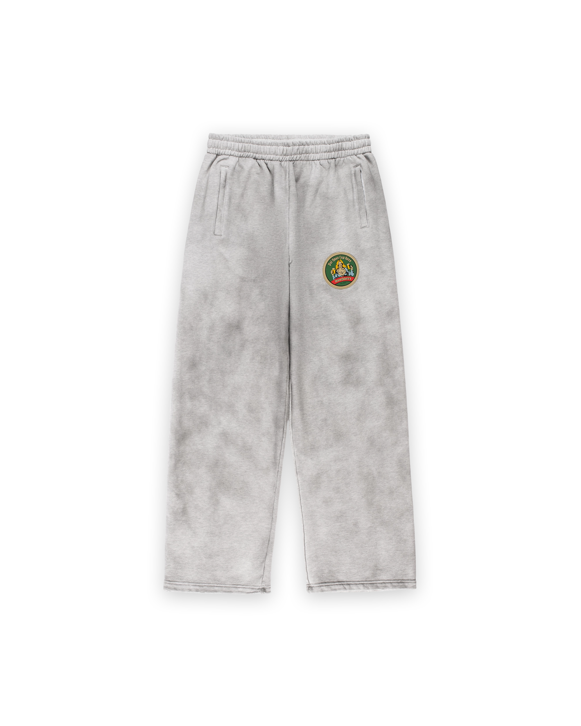 'BIERDECKEL' sweatpants, grey