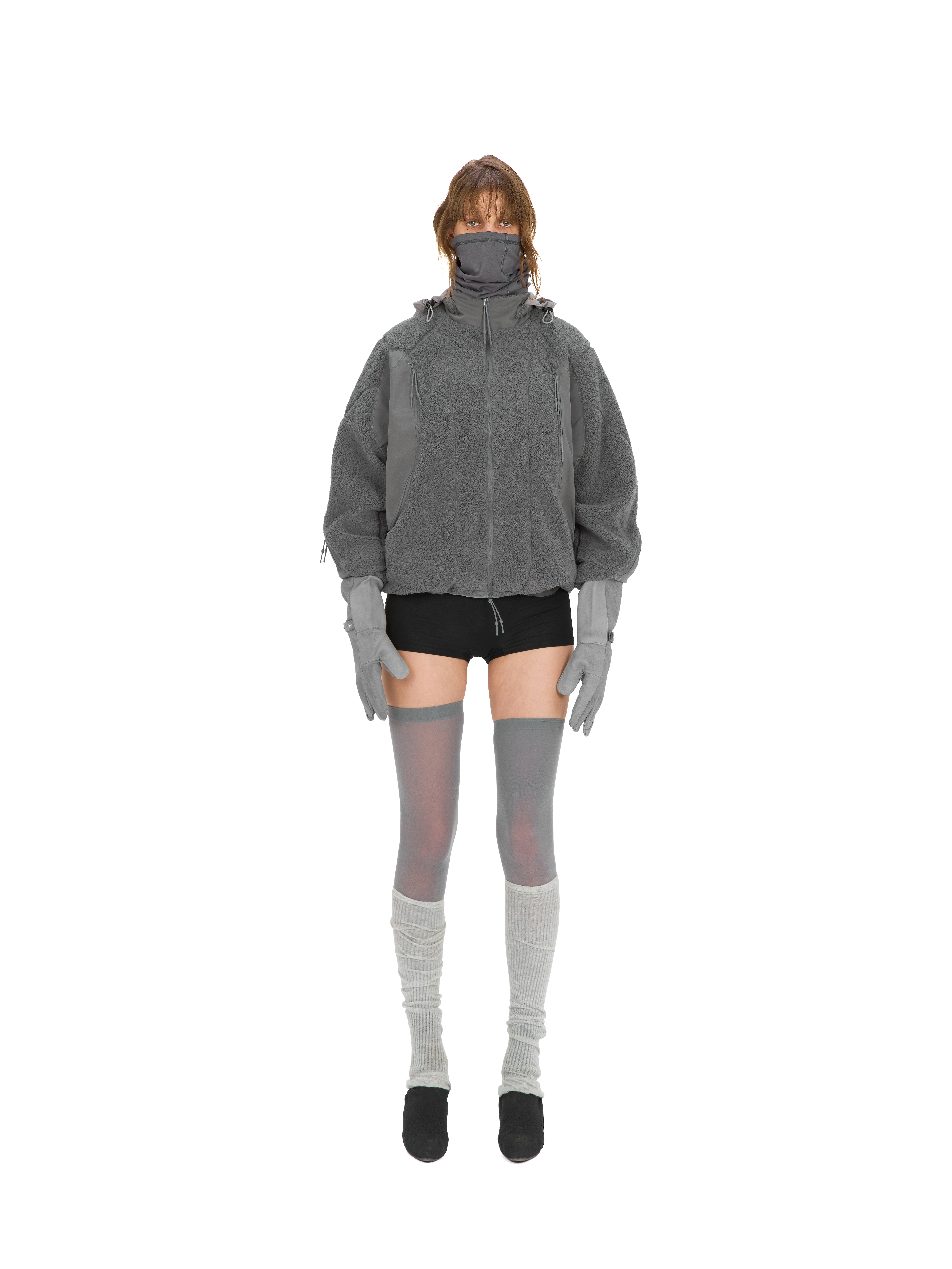 'SPOTIFKA' light fleece jacket, grey