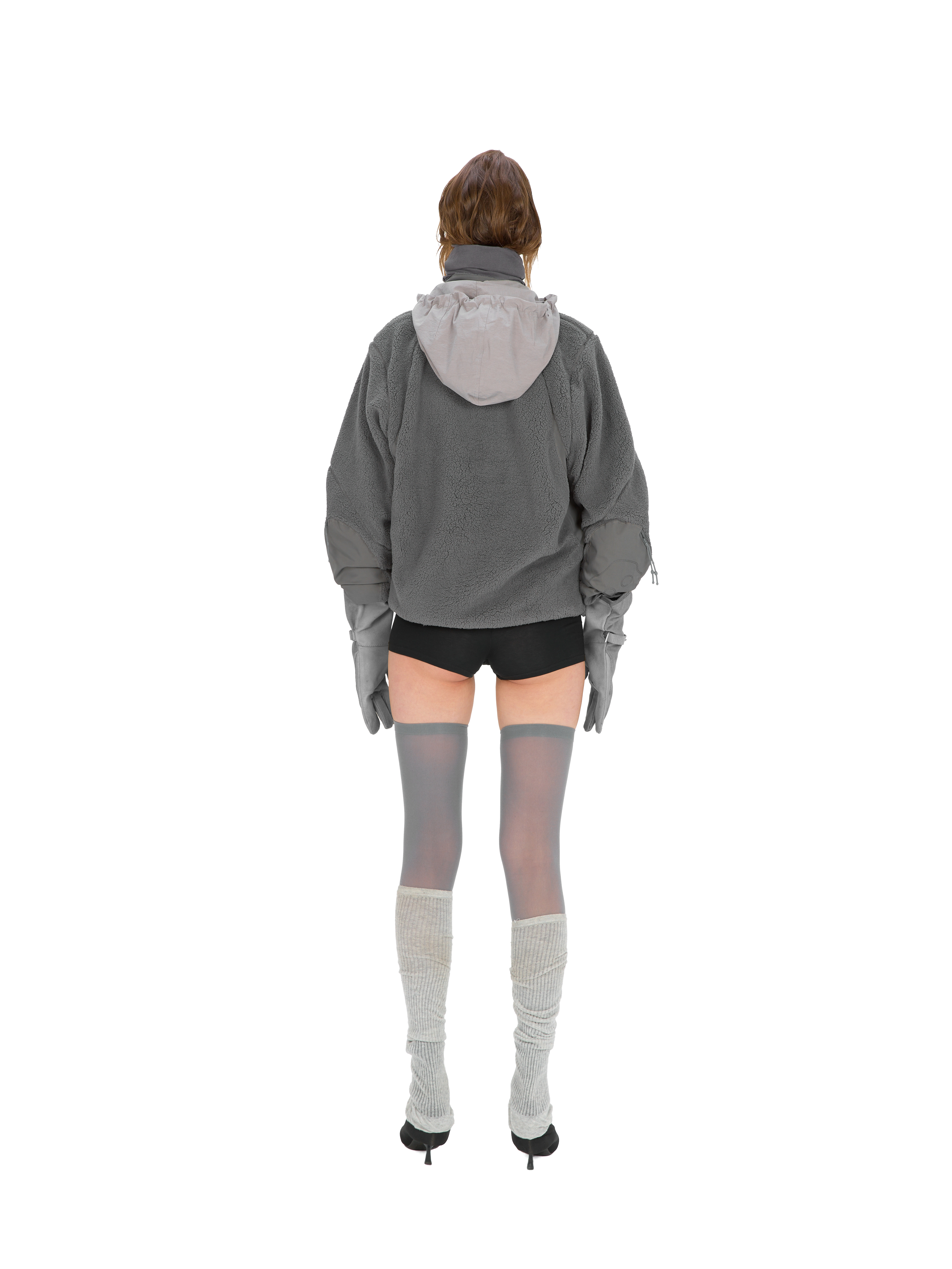 'SPOTIFKA' light fleece jacket, grey