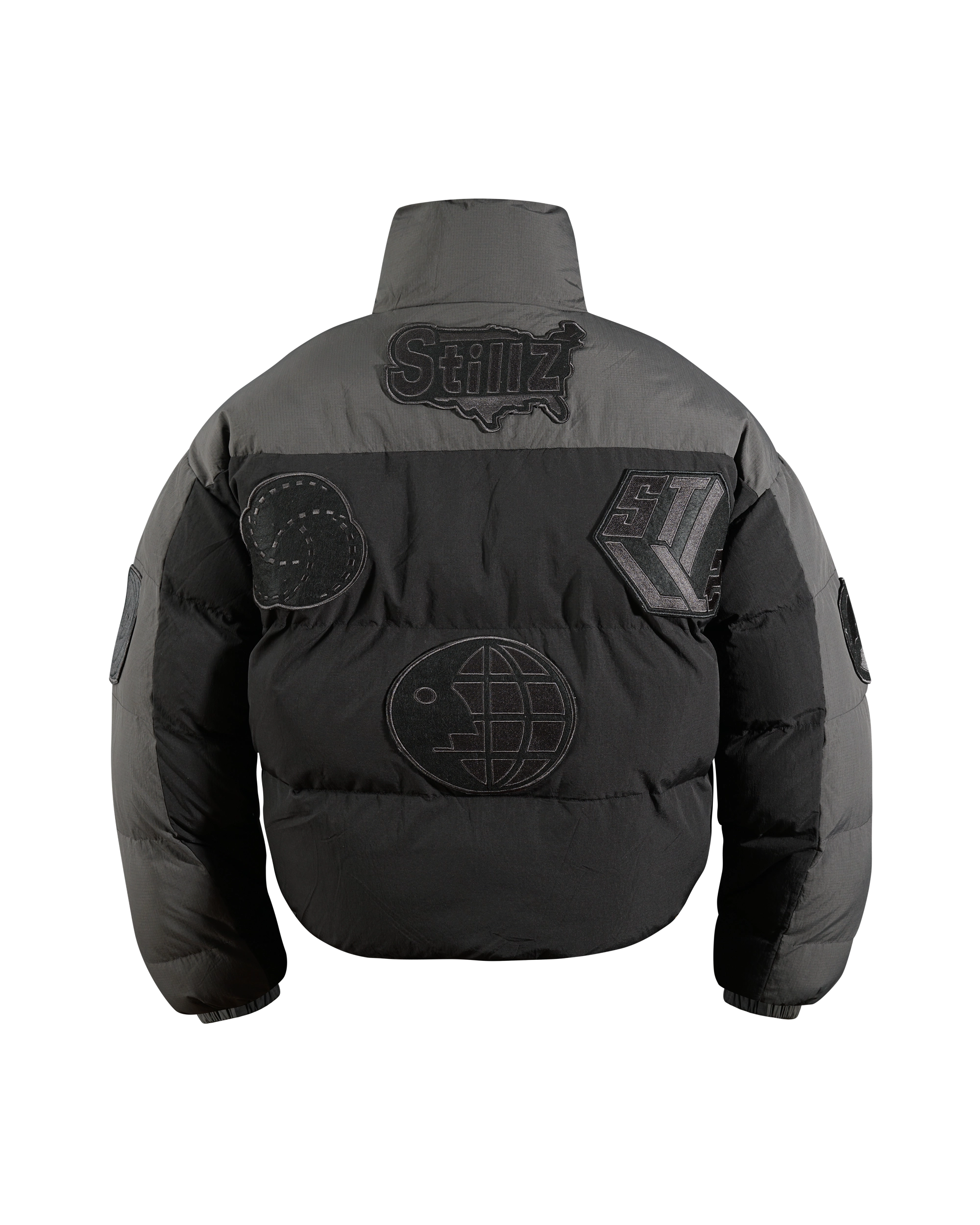 STILLZ® Multi-Symbol Puffer Jacket