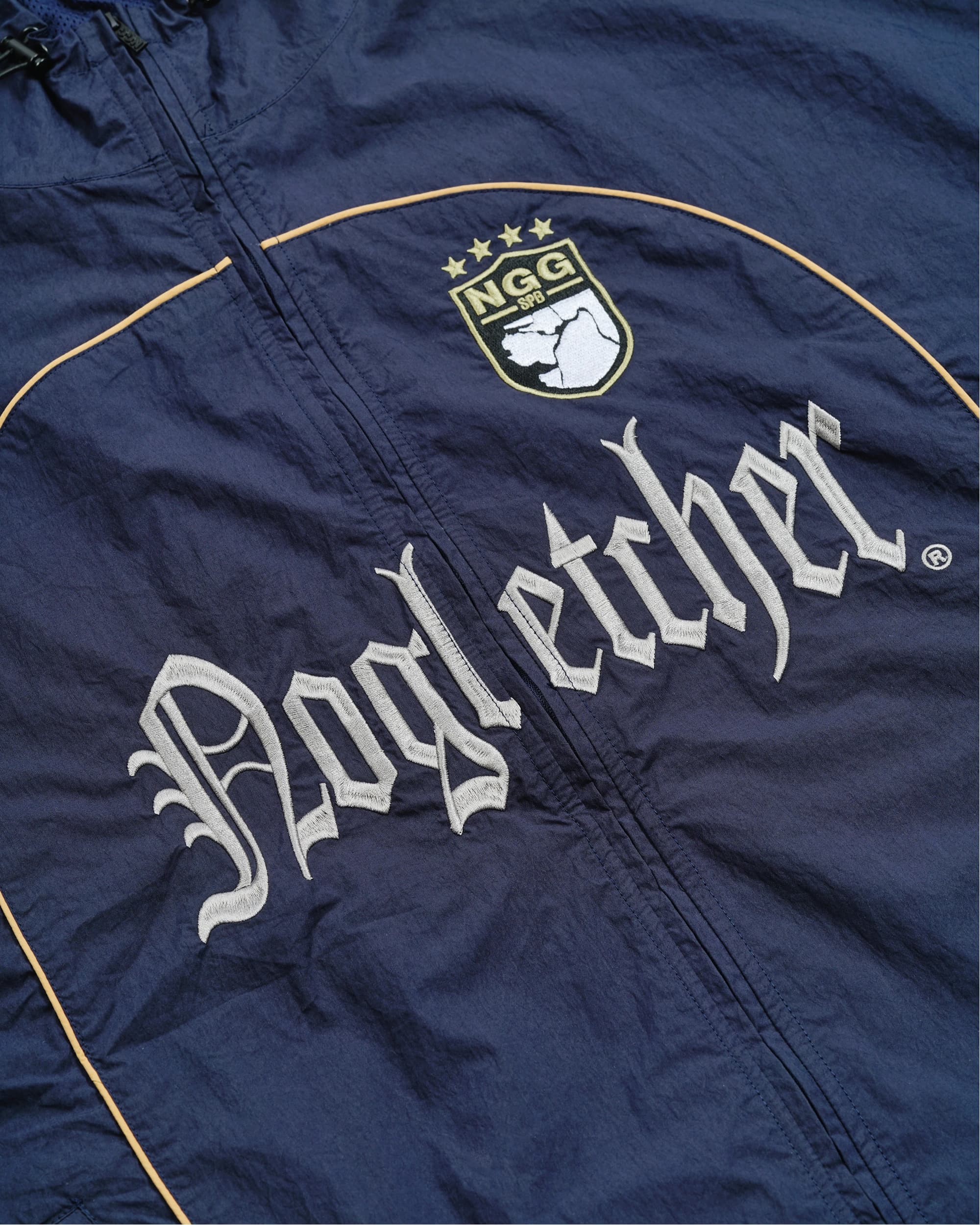 'GOTHIC' track jacket, navy blue