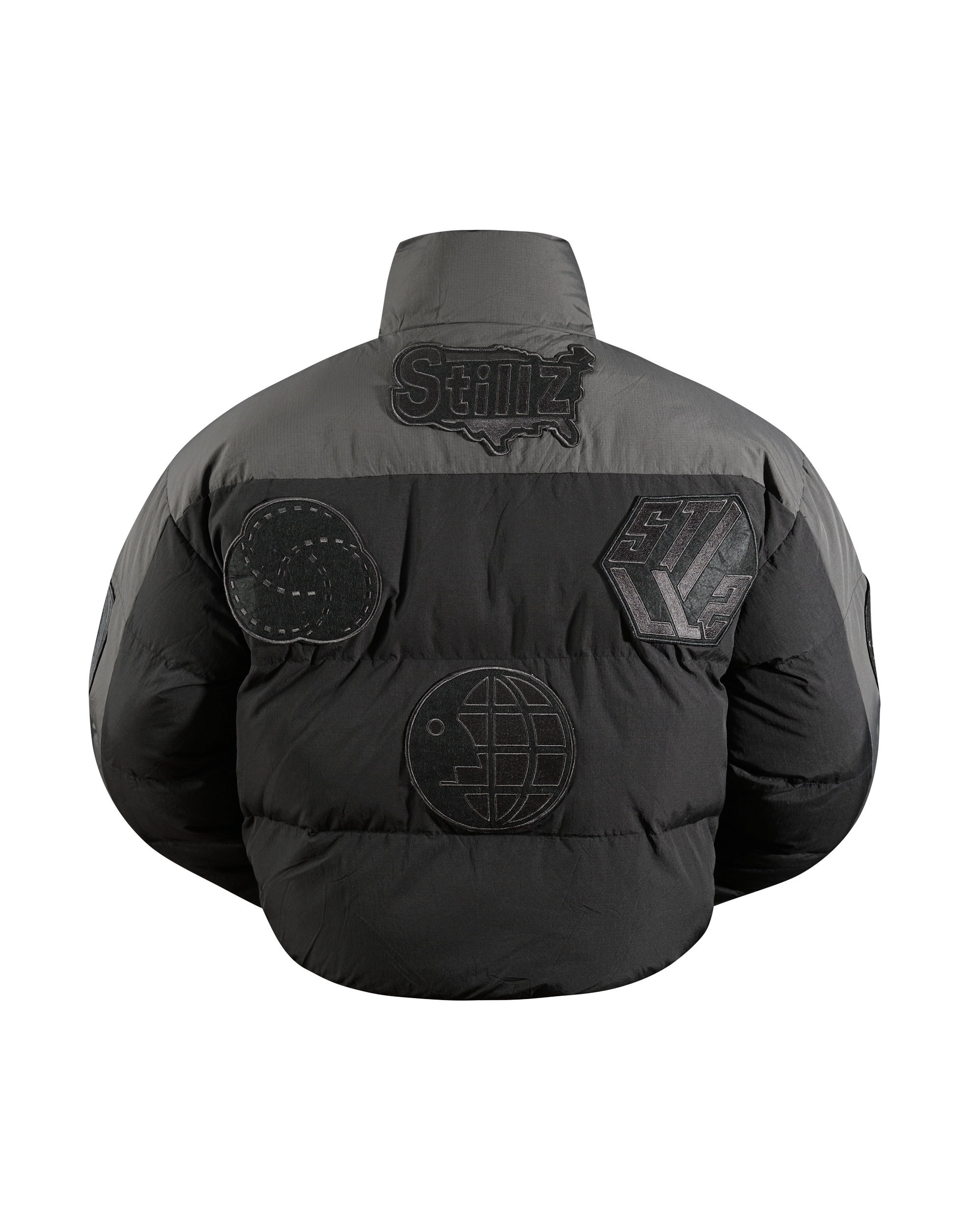 STILLZ® Multi-Symbol Puffer Jacket