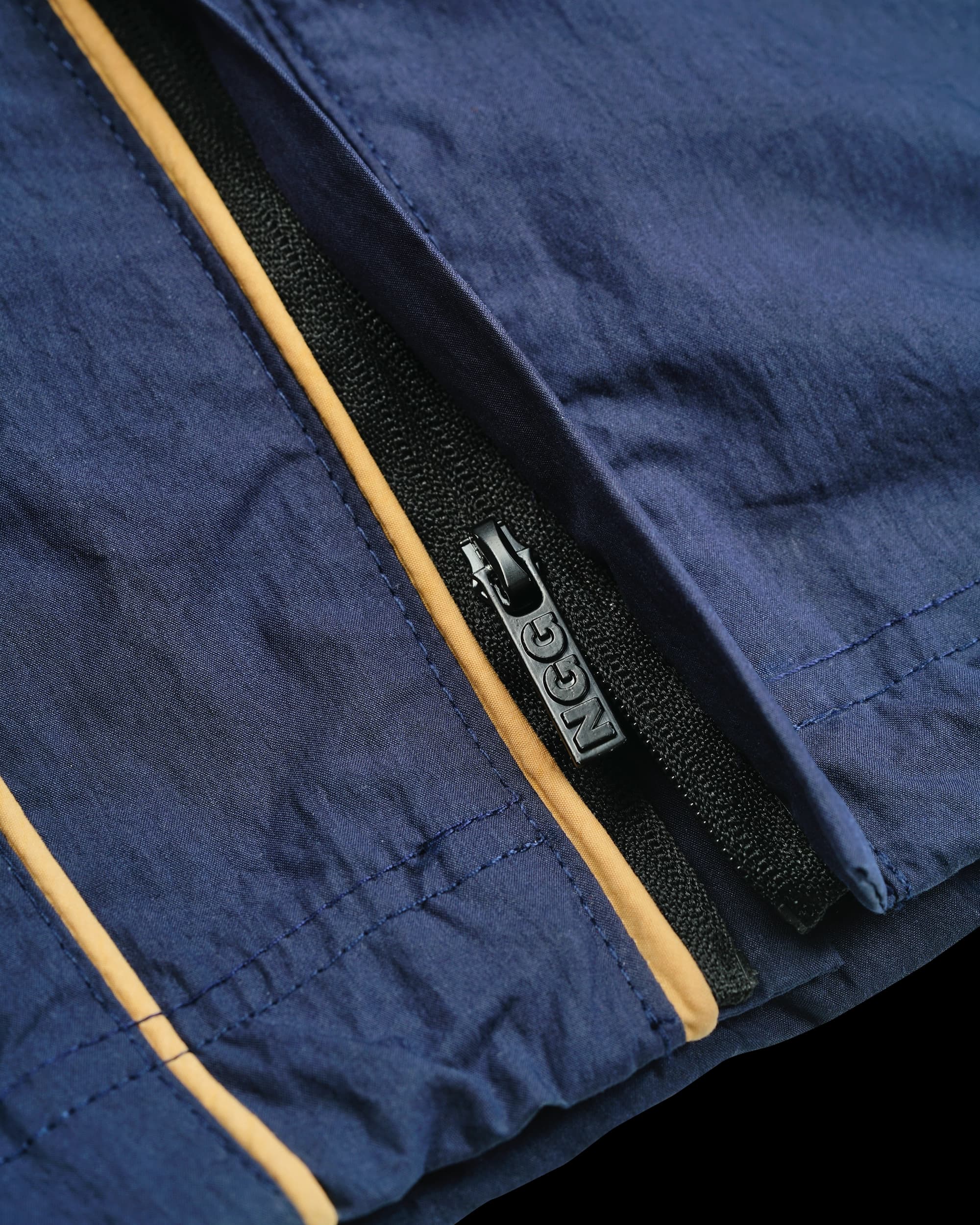 'GOTHIC' track pants, navy blue