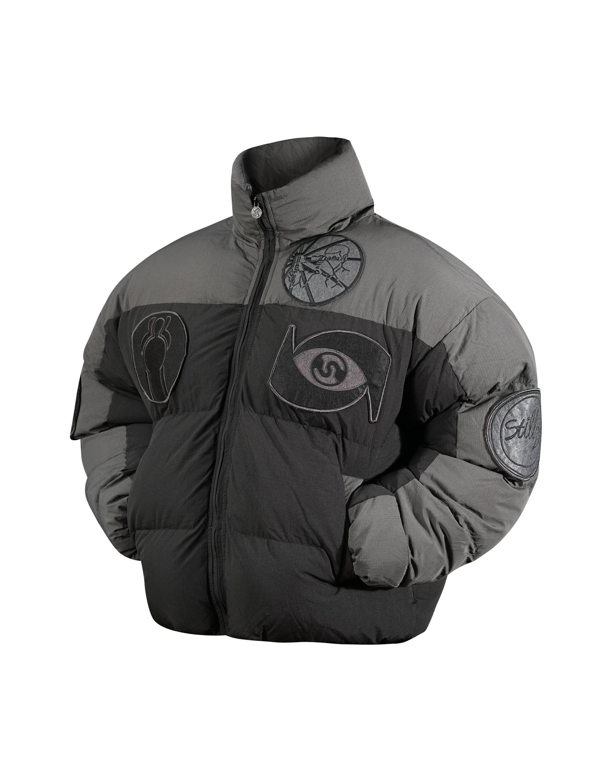 STILLZ® Multi-Symbol Puffer Jacket