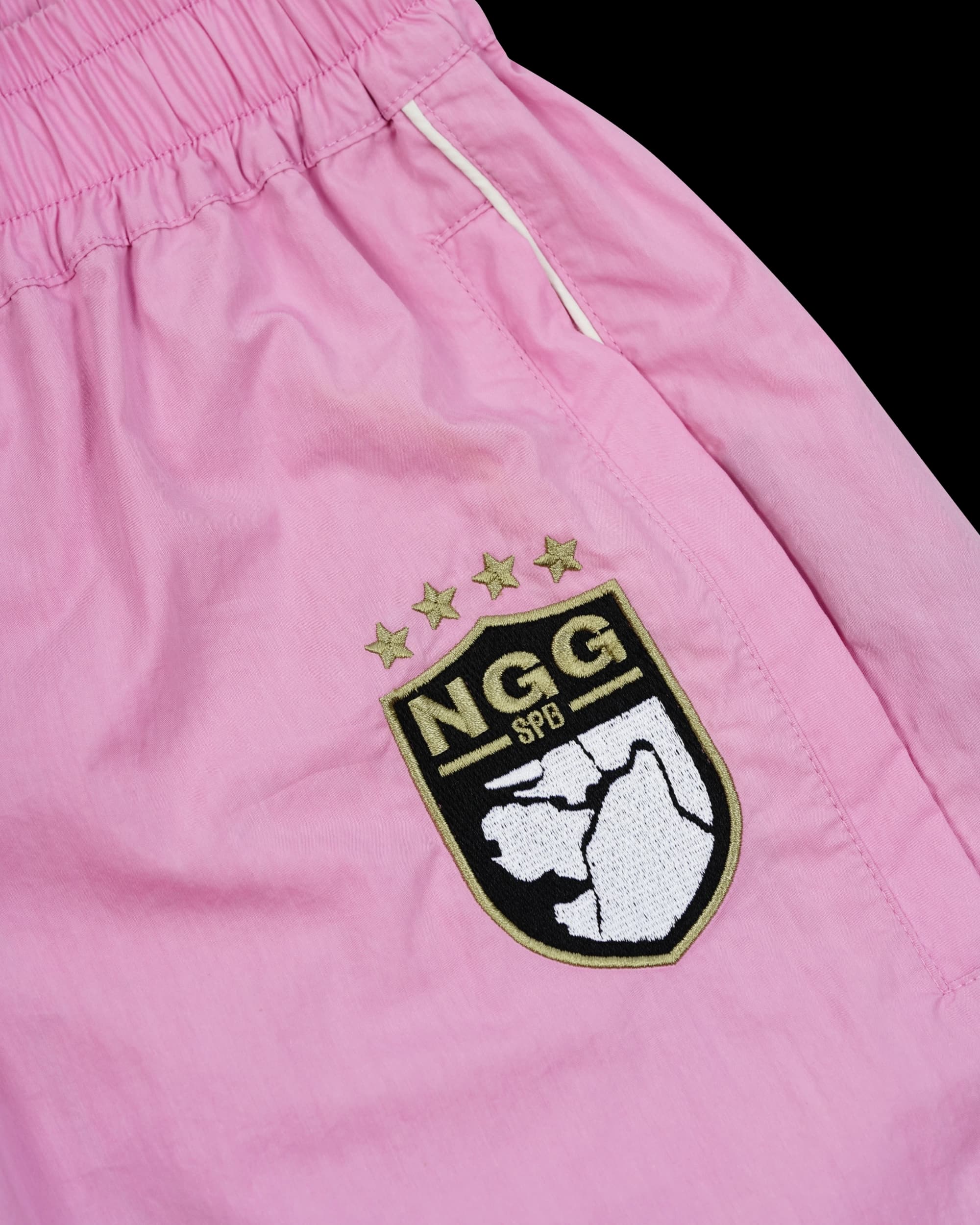 'GOTHIC' track pants, pink