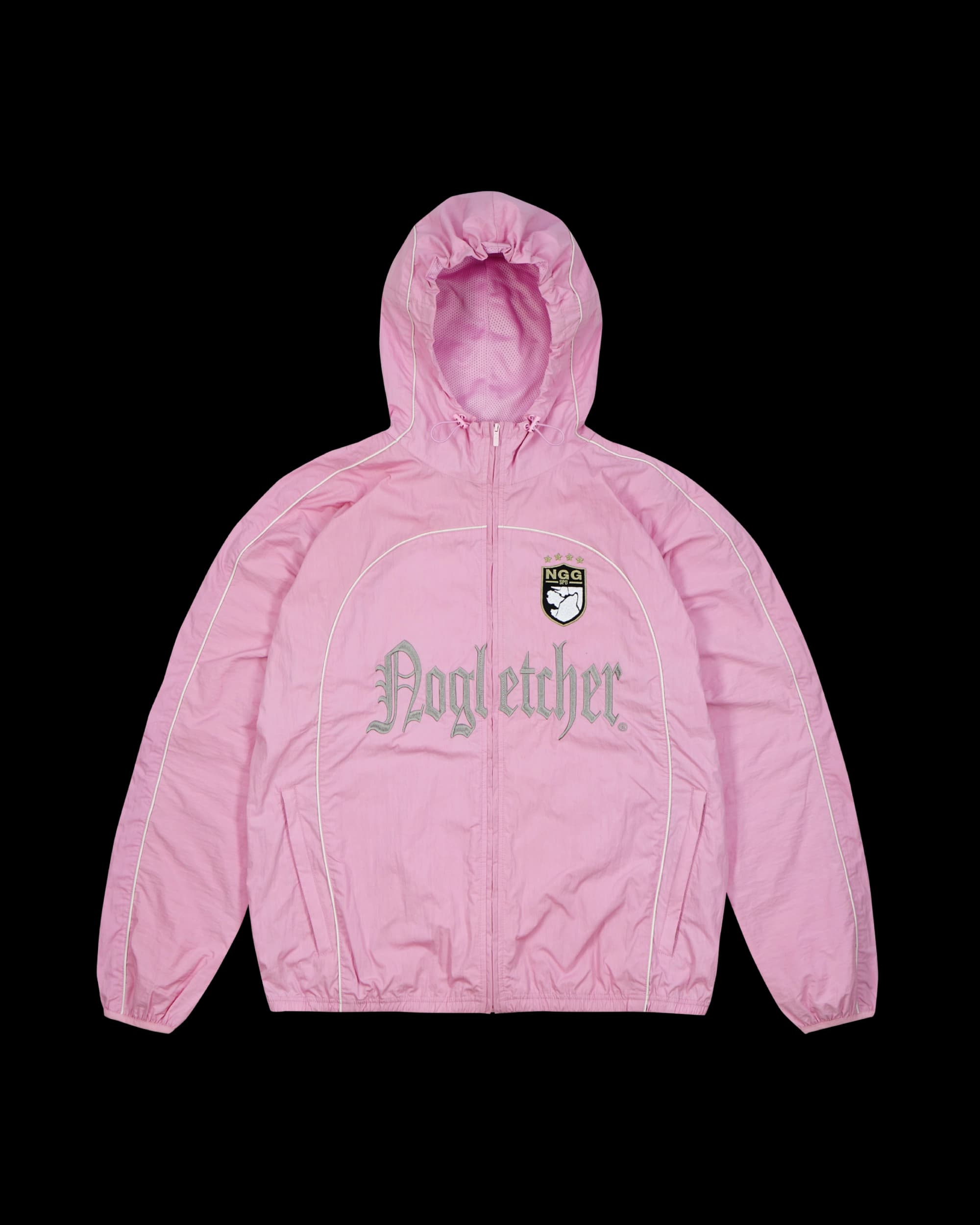 'GOTHIC' track jacket, pink
